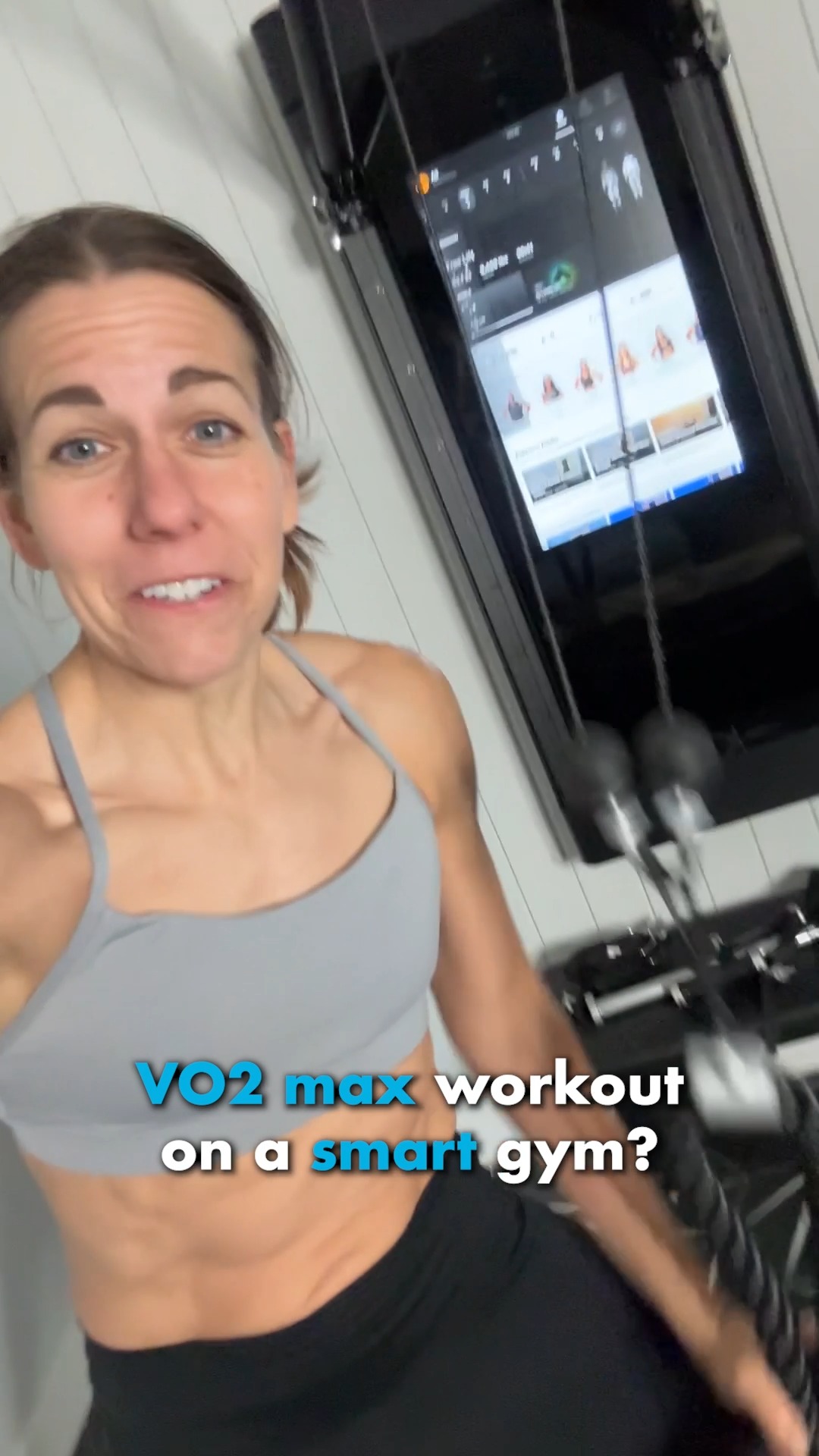 POV: you thought @Tonal was just for lifting...turns out it's a brutal cardio workout! Don't miss their Summer Sale on 4/20! Link in bio! #powerprogress #tonalpartner