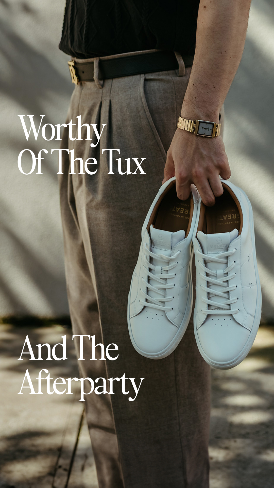 Handmade in Portugal with premium leather and sustainable materials.