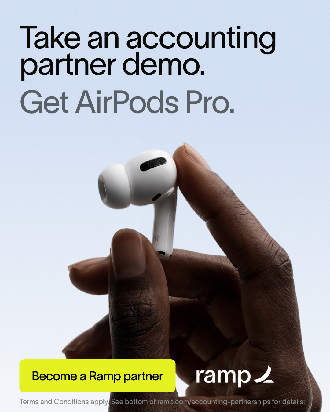Free AirPods Pro for Accounting Partners