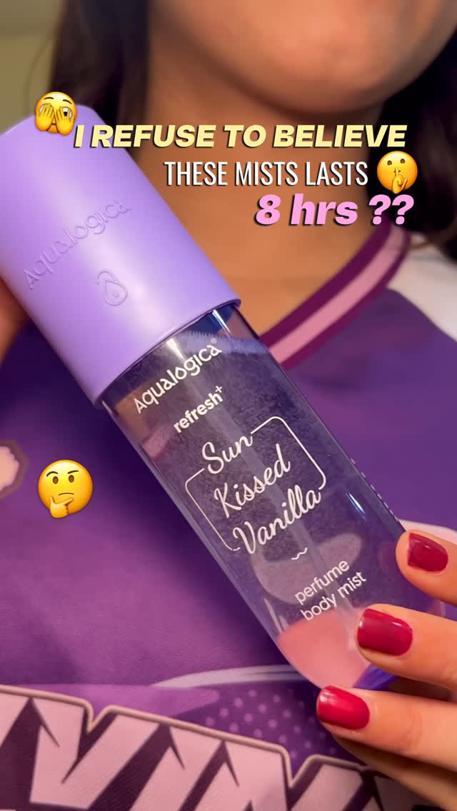Comment for links 🔗 
I was NOT expecting this fragrance to last 8 hours 😳✨ @aqualogica.in 
.
.
🏷️ fragrance, fragrances, perfume for women, body mist, affordable body mist, long lasting body mist, vanilla fragrance, vani