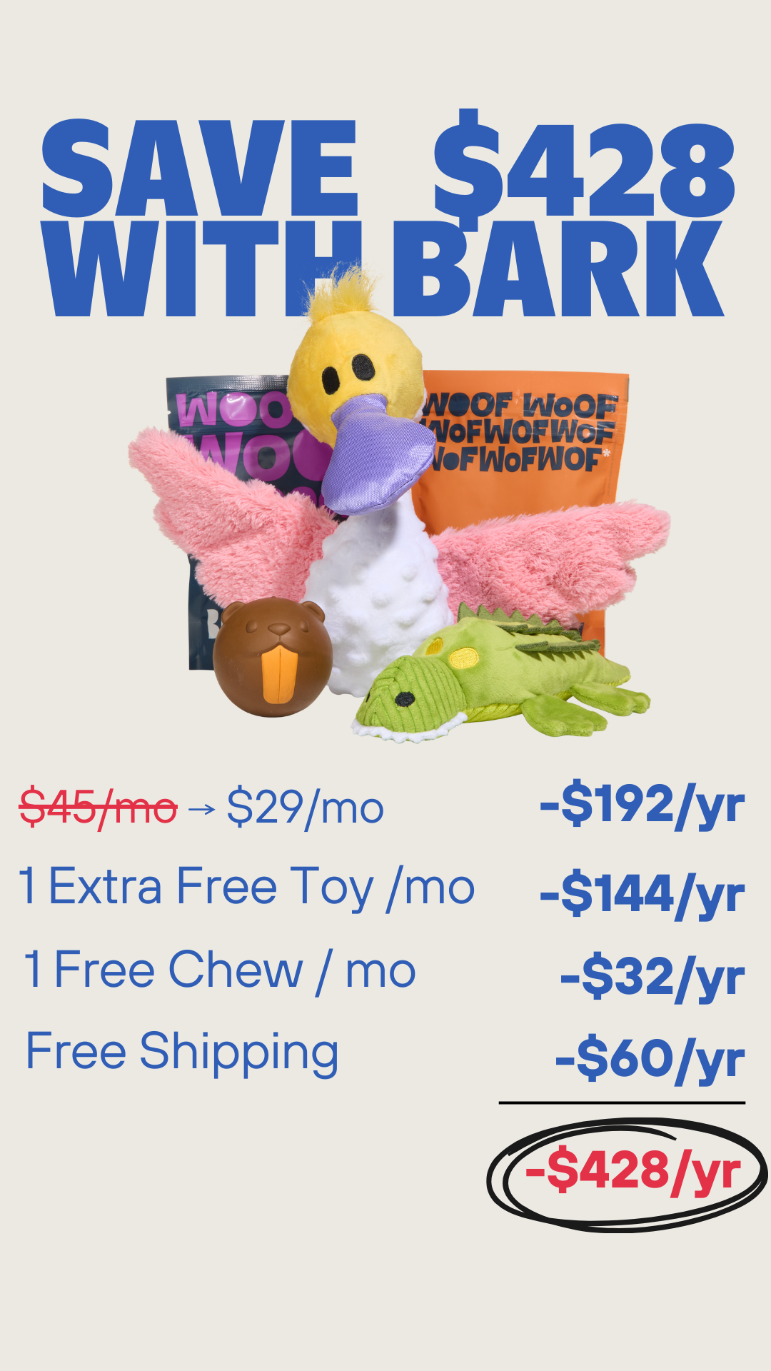 Free Toys For A Year