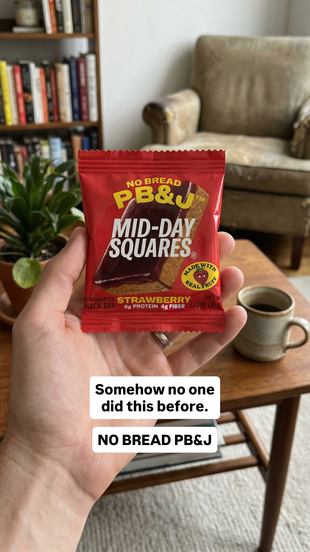 NEW PB&J Flavor at Mid-Day Squares 💪
