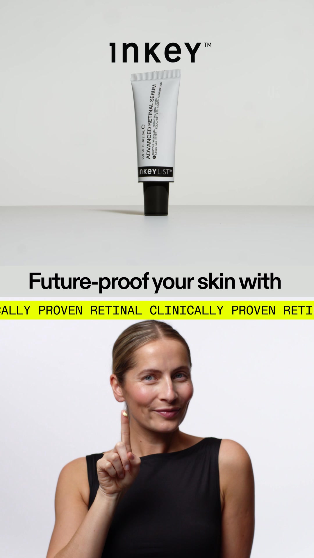 New Year, new skin goals 🖤 Our Advanced Retinal is clinically proven to reduce deep wrinkles in 7 days ✨
