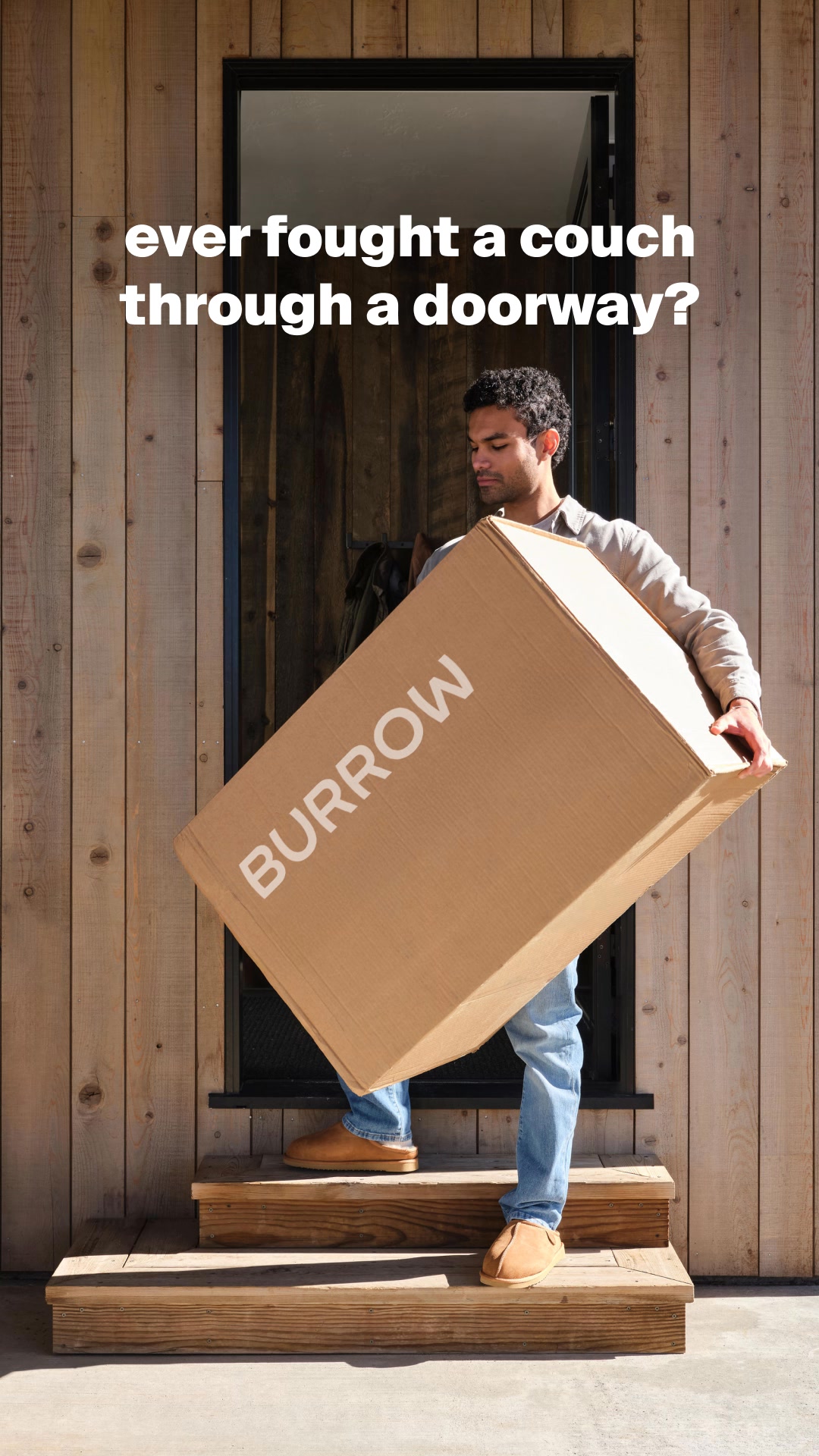 We're Burrow, and we make clever, uncompromising furniture for modern life at home.