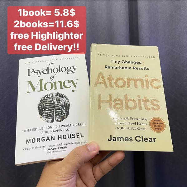 #SpecialPrice  #SpecialPromotion for all Valued  Customers 🙏🙏🙏
❤️️❤️️Buy 2books = 11.6$ Free bookmark, Free 1highlighter & Free delivery !!
❤️️❤️️Buy 5 books = 29$ Free 1book, Free bookmark, free 2highlighters & Free Del