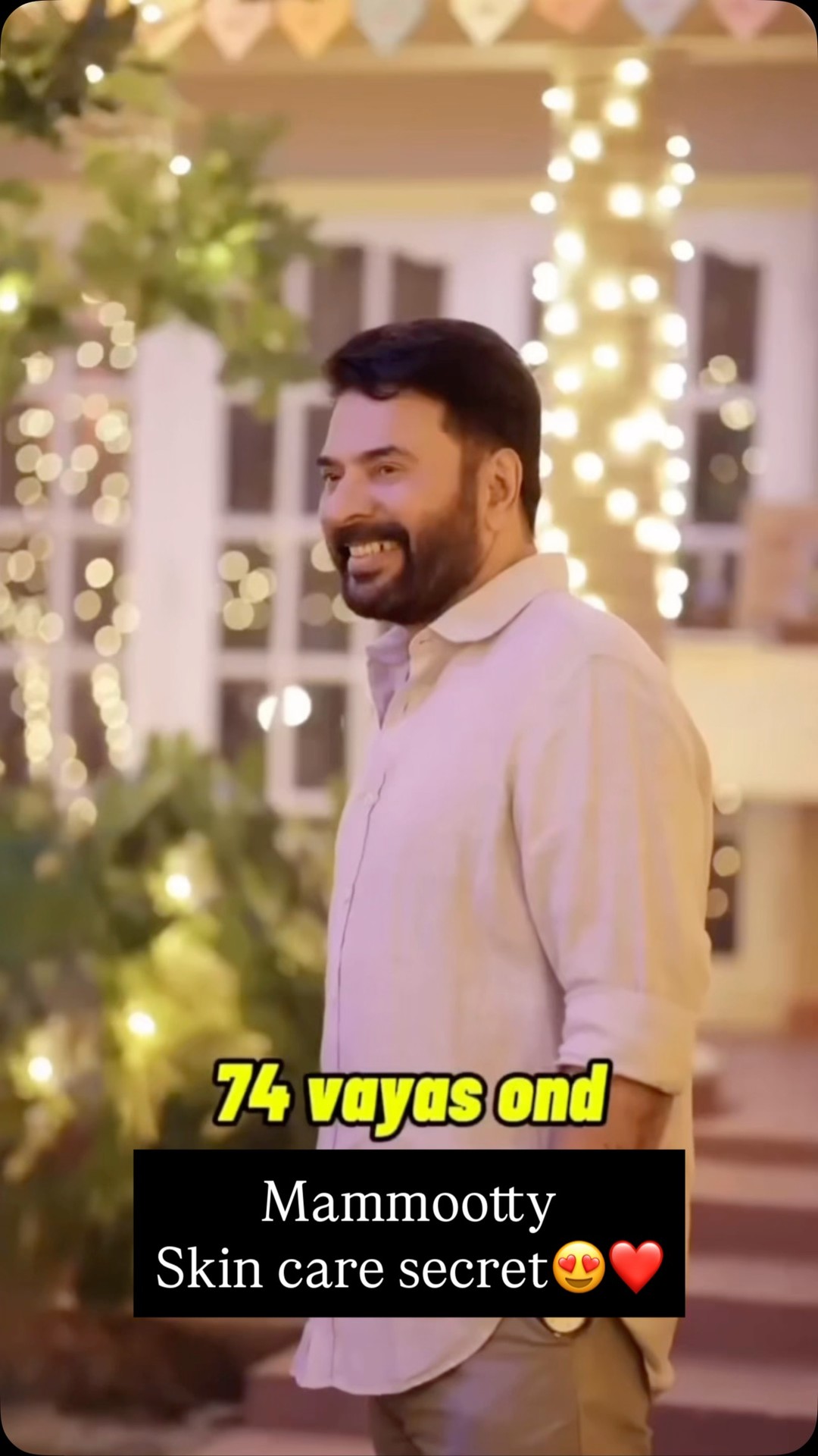 Wait till end …..🤫Mammootty Skin care Secrets 😍❤️
.
.
.
Must Read Below👇🏼
. 
. 
.
.
Disclaimer: I am only recommending this skincare product after using it for a while now and seeing good results with it. Before doing th