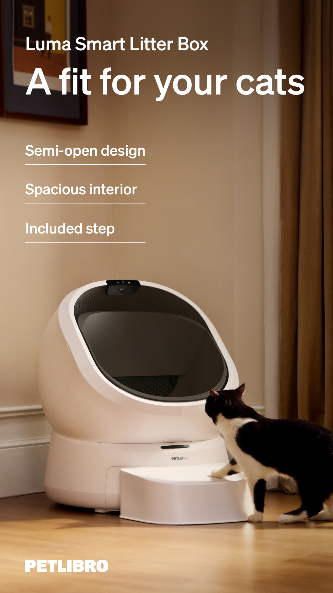 ✨ The Luma Smart Litter Box doesn't just clean and deodorize. 🔎 It analyzes your cat's pee and poop so you can spot important changes sooner. ✅ It's all the dirty little details without the dirty work.