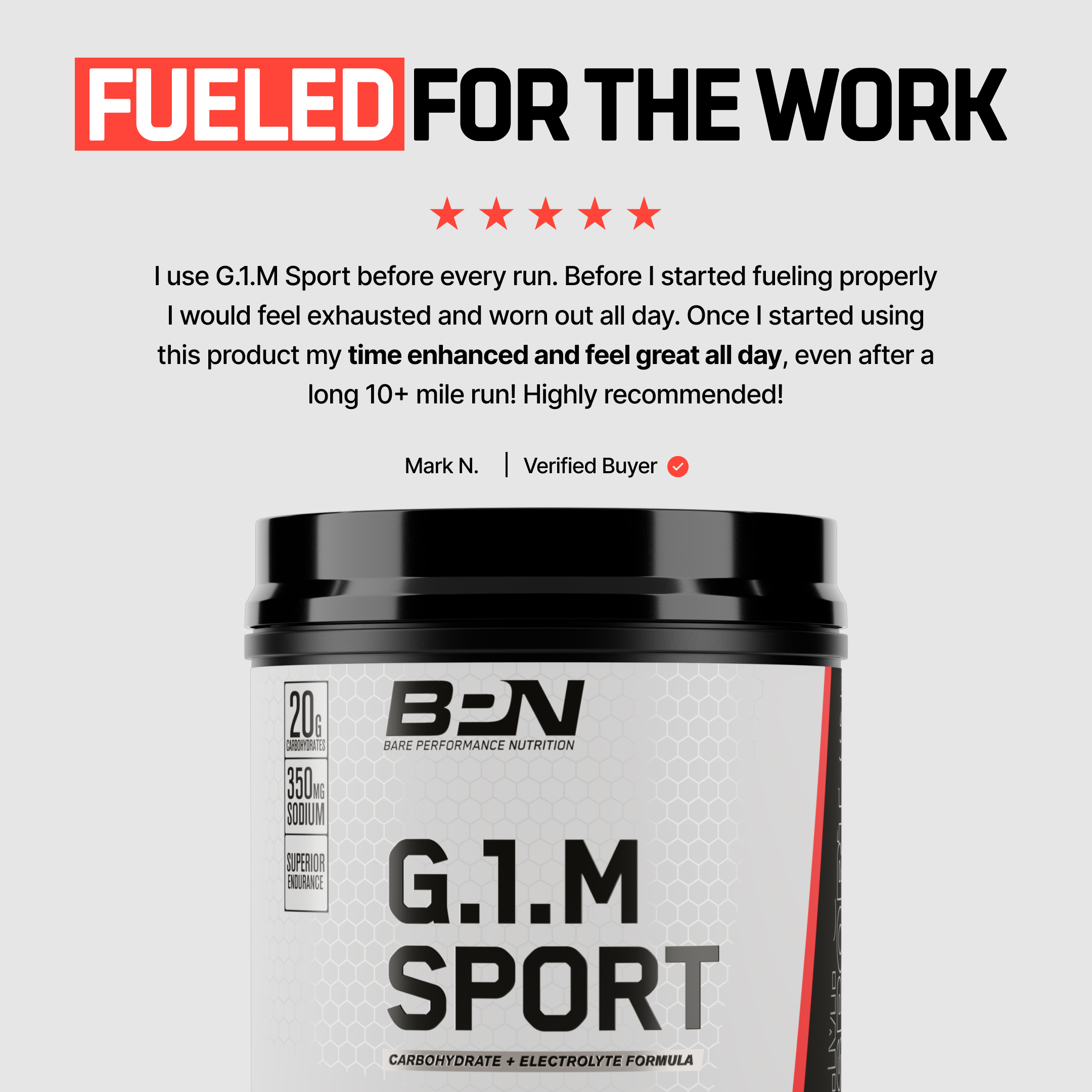 Fueled For The Work