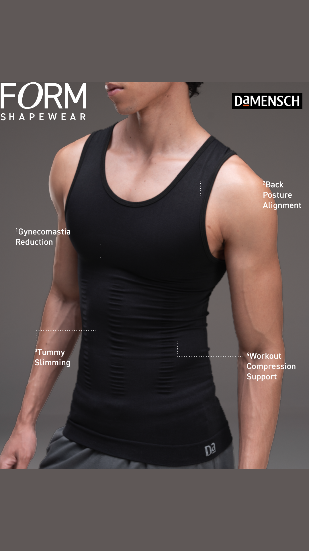 Introducing FORM – engineered to slim your profile, support your spine, and let you move like it’s not even there.