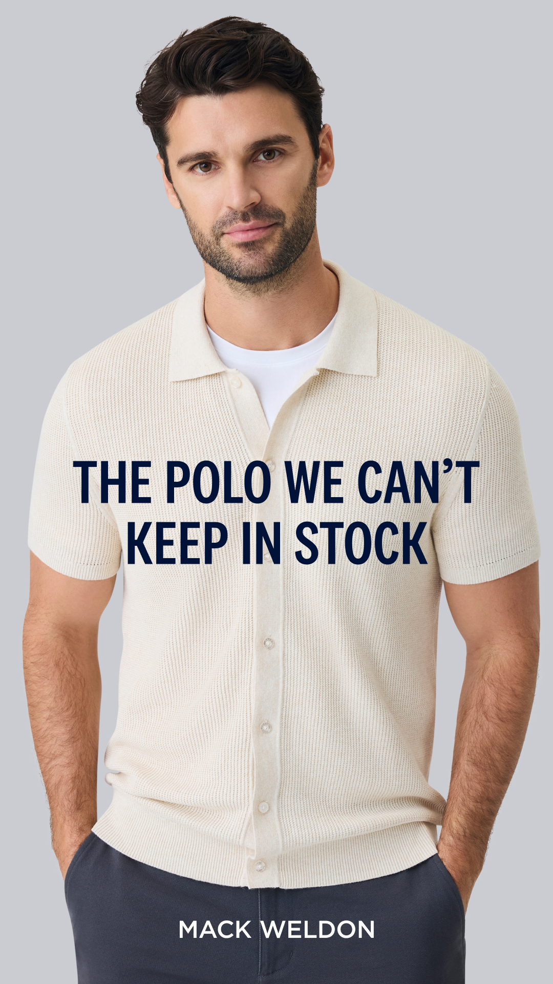 Our customers love it. Everyone else envies it. Get the ultra-soft and breezy Tech Linen Sweater Polo.