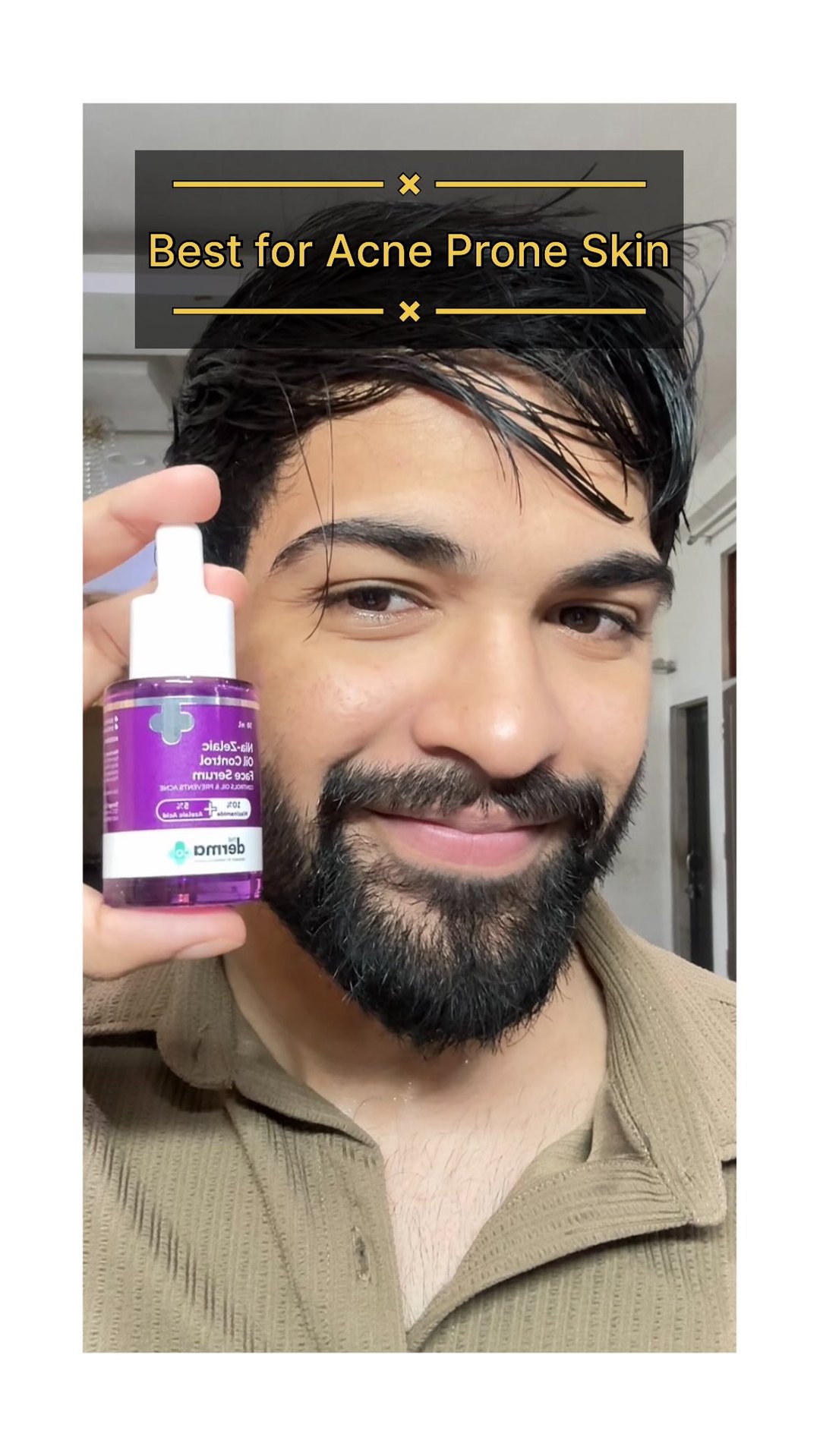 A weapon for your acne? YES. 🔥

Meet the Nia-Zelaic Oil Control Face Serum by The Derma Co —
specially made for acne-prone, oily, and textured skin!

💧 10% Niacinamide – reduces acne marks & controls excess oil
⚡ 5% Azel