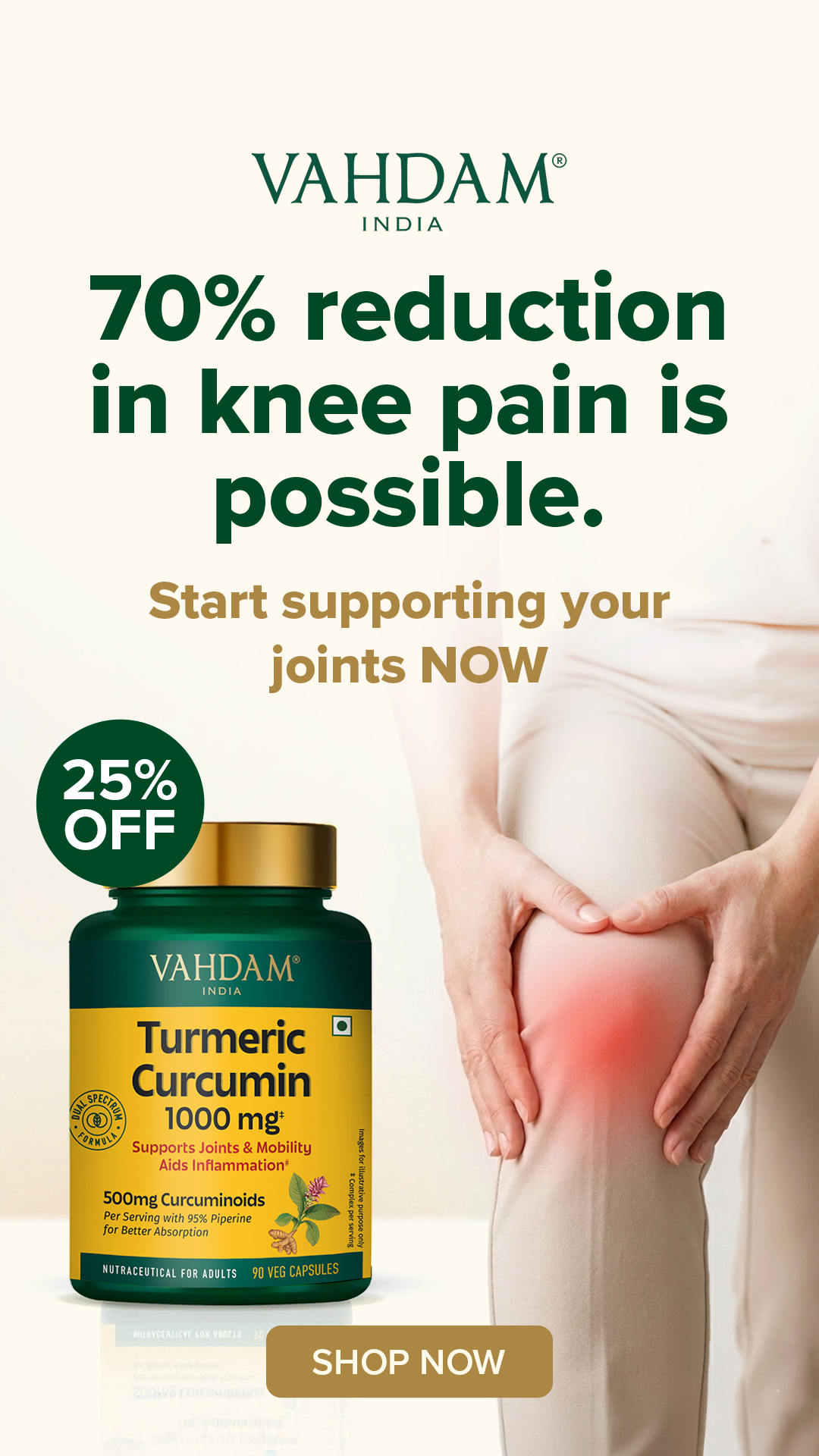 Support Knee Mobility & Comfort | Limited-Time 25% OFF