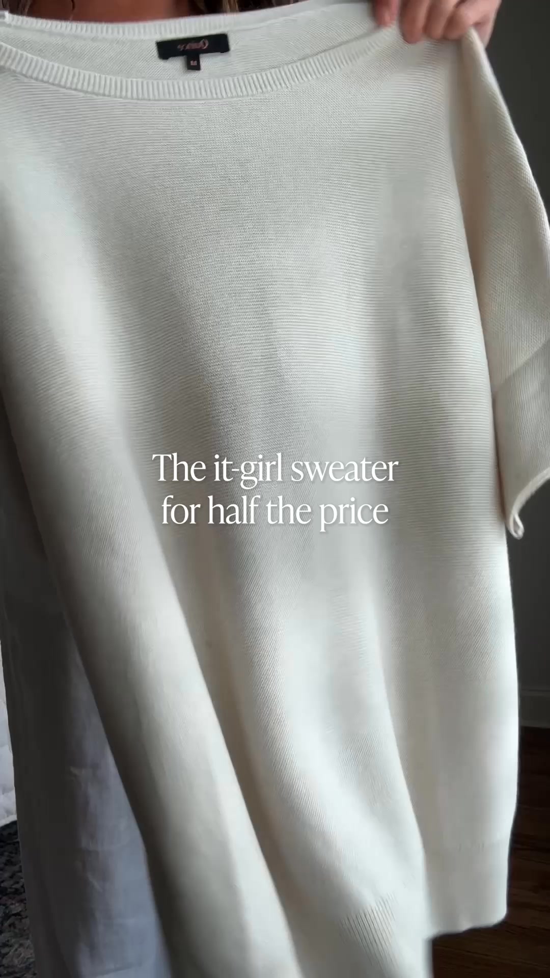 The sweater you've been eyeing 👀 – but for a fraction of the price of other brands. With thousands of 5-star reviews and 365-day returns, you can feel confident about this purchase!