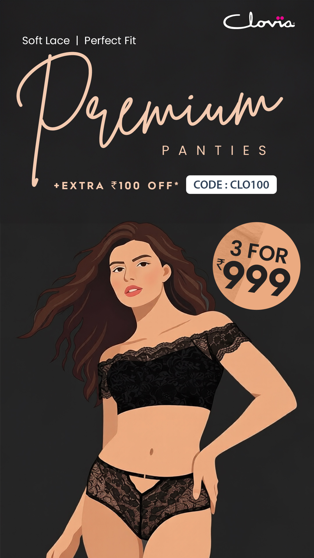 Lace that looks luxe. Comfort that feels effortless. ✨
Designed to flatter✨
hug in all the right places✨
feels soft against your skin✨