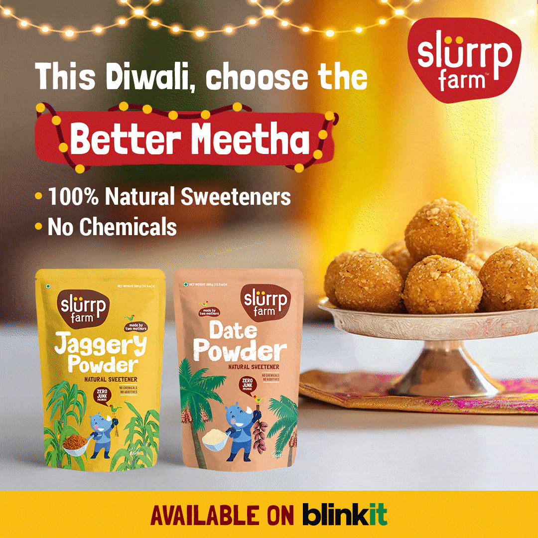 Love preparing festive sweets for your child? 🎉 Choose better meetha and make their favourites with our 100% Natural Sweeteners like Jaggery and Date Powder. Try it now! 💛