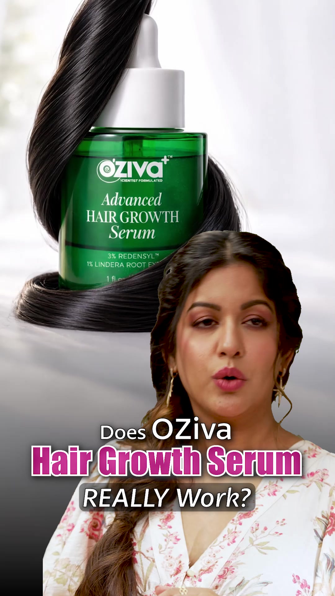 Your hairline’s backing up — without warning, and you're pretending it’s “nothing!”

But follicles don’t quit overnight — they burn out silently.

OZiva’s Hair Vitamins + Serum team up to revive what’s fading fast.