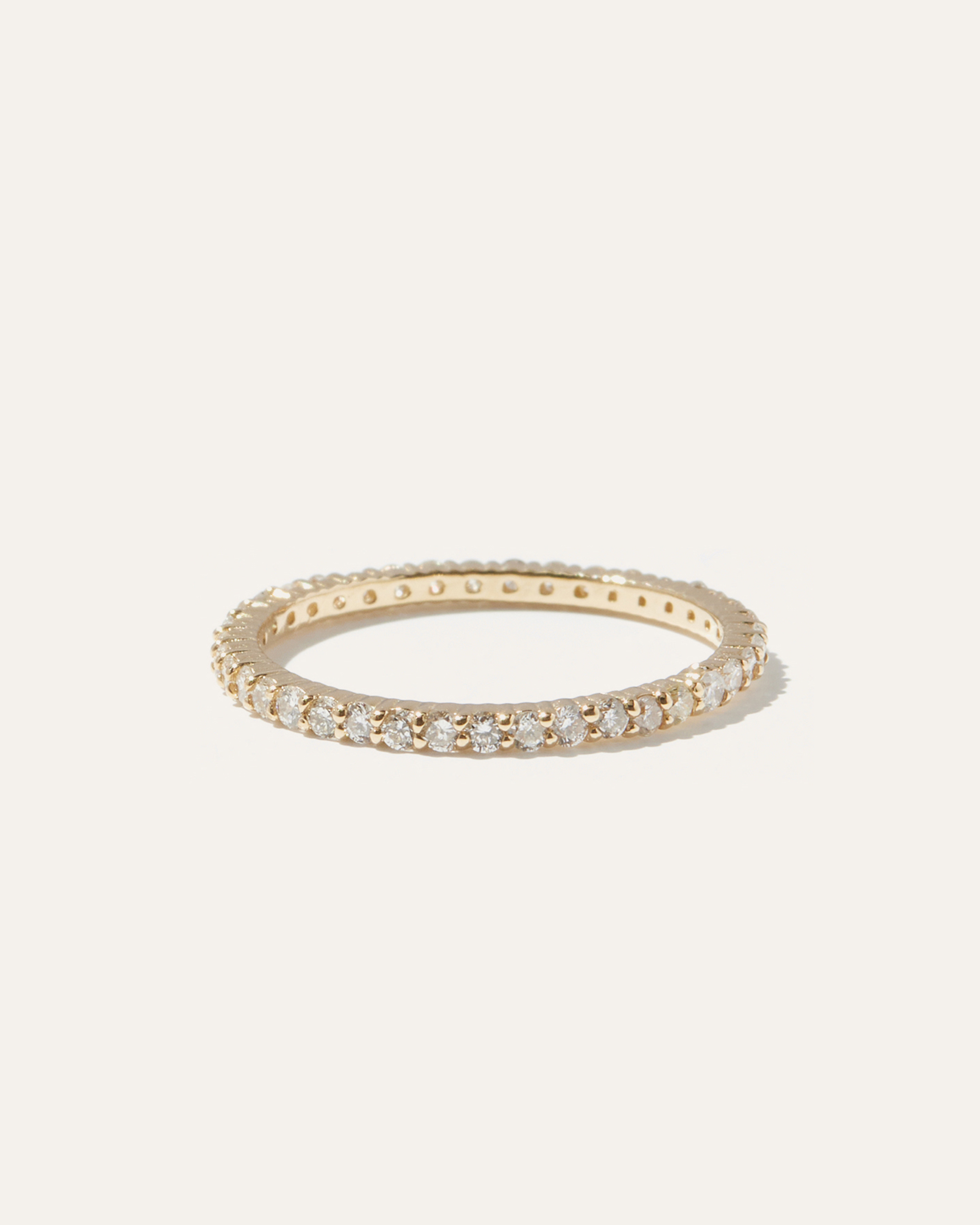 Diamond Shared Prong Eternity Band Ring