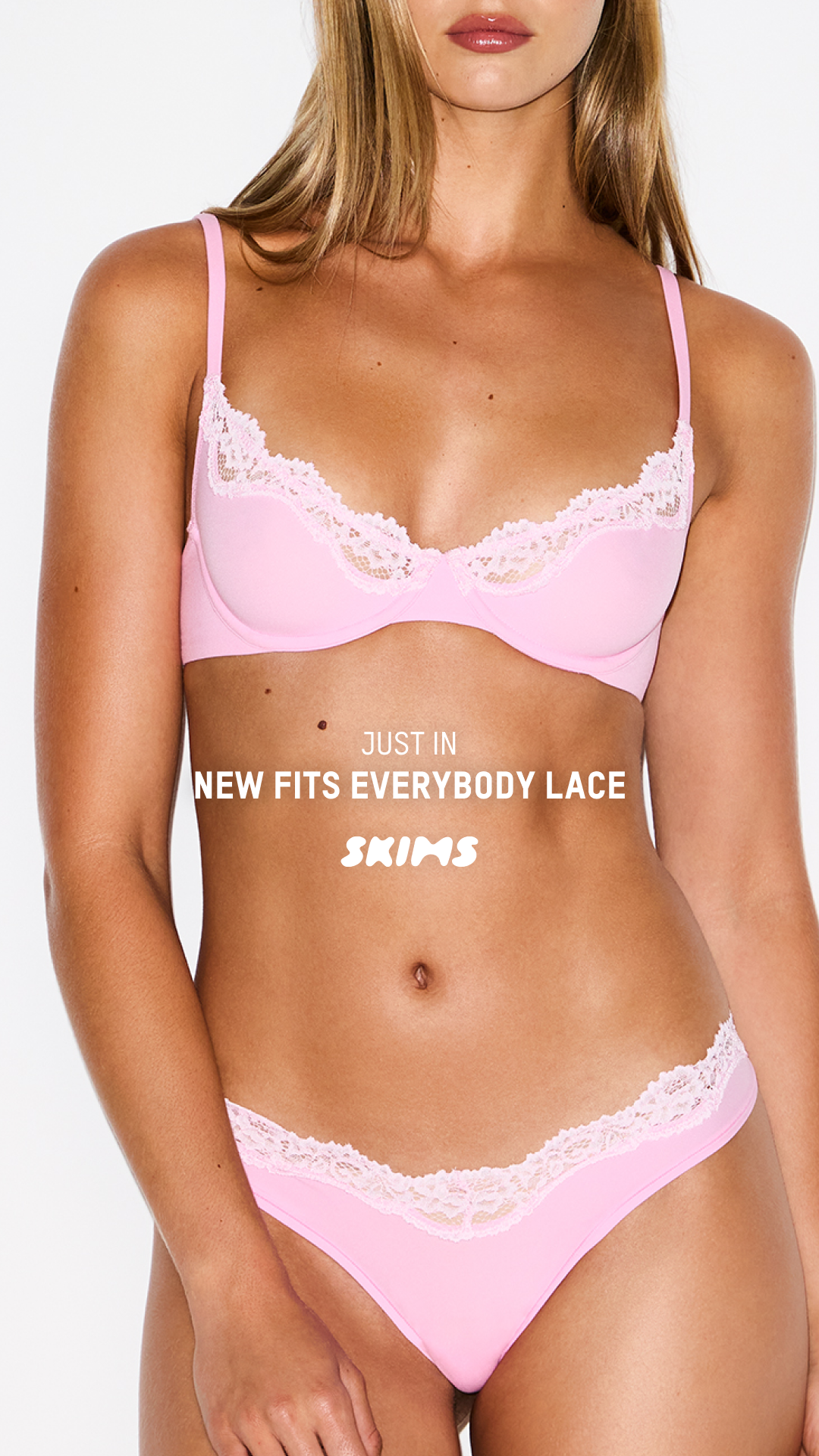 Exactly what you needed. Shop our five-star Fits Everybody Lace, now in the sweetest Bubblegum shade.