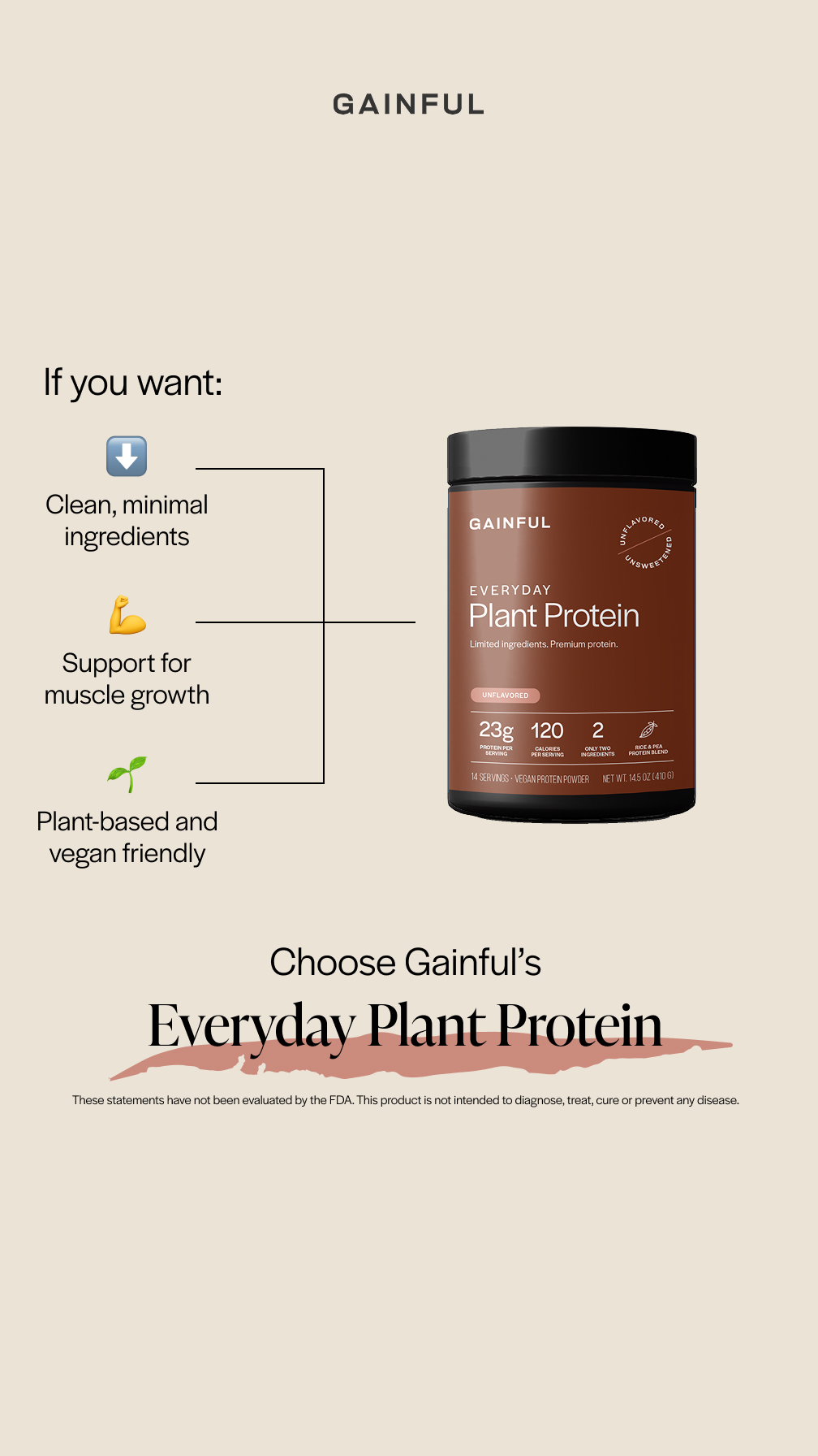 Choose Everyday Plant from Gainful