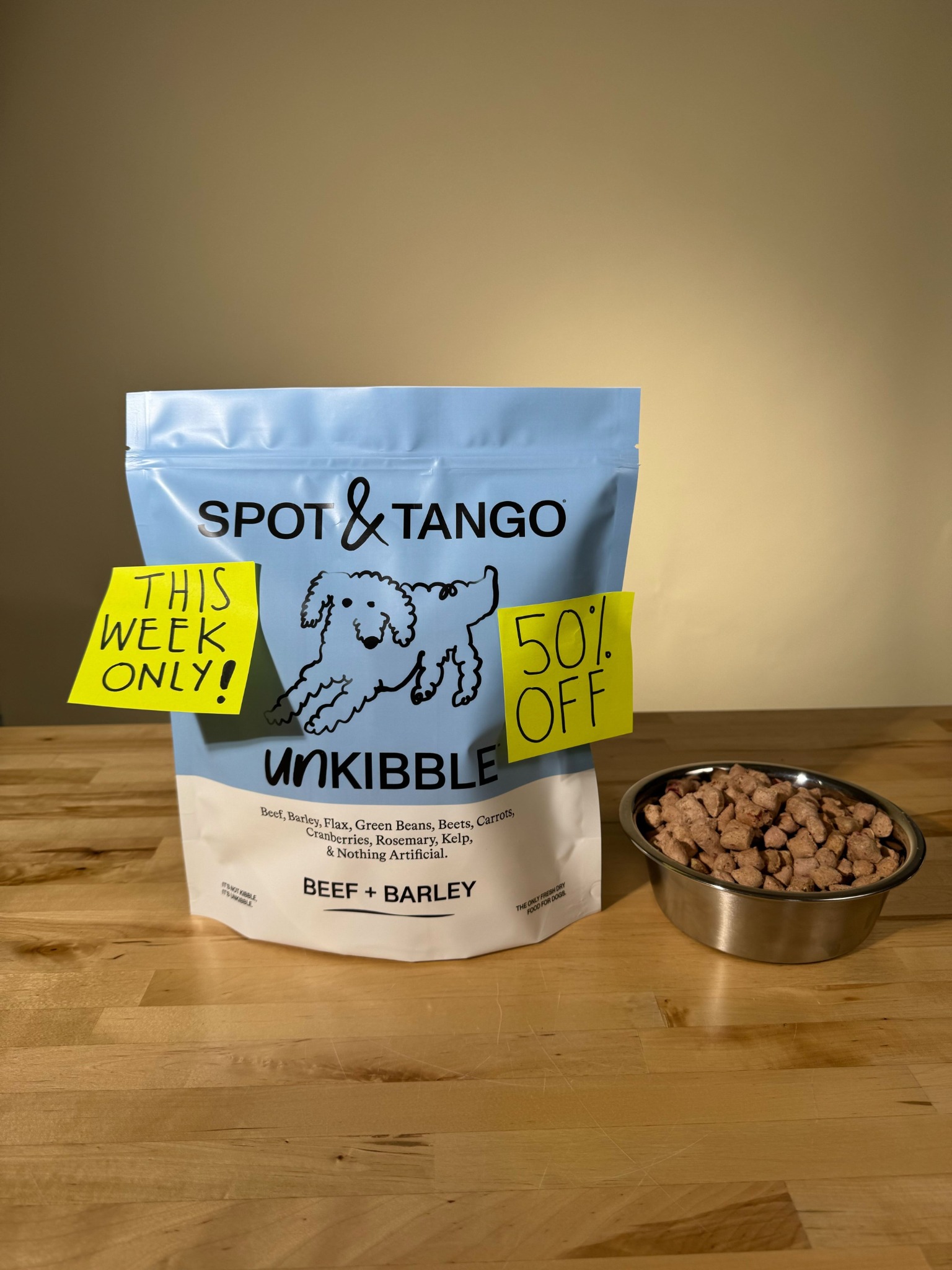 WARNING: You're Probably Overpaying for Dog Food!

Say goodbye to frozen, processed meals! 
Get 50% OFF your first trial of UnKibble, the vet-developed food made with whole ingredients.
No fridge needed!
Delivered right 