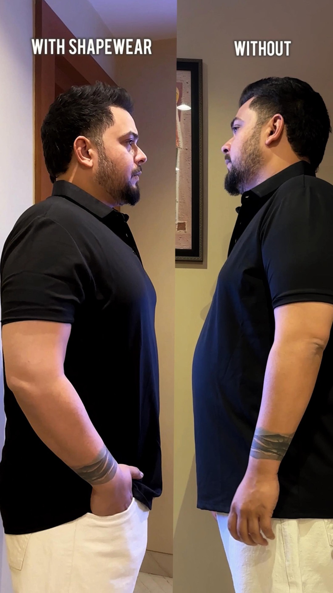 Look slimmer instantly without holding your breath, with just this one wardrobe hack 💯

India’s first shapewear for men by DaMENSCH @damenschofficial is here, and it delivers.
Smooth, comfy, zero fuss 👌 

#lookslimmer #m