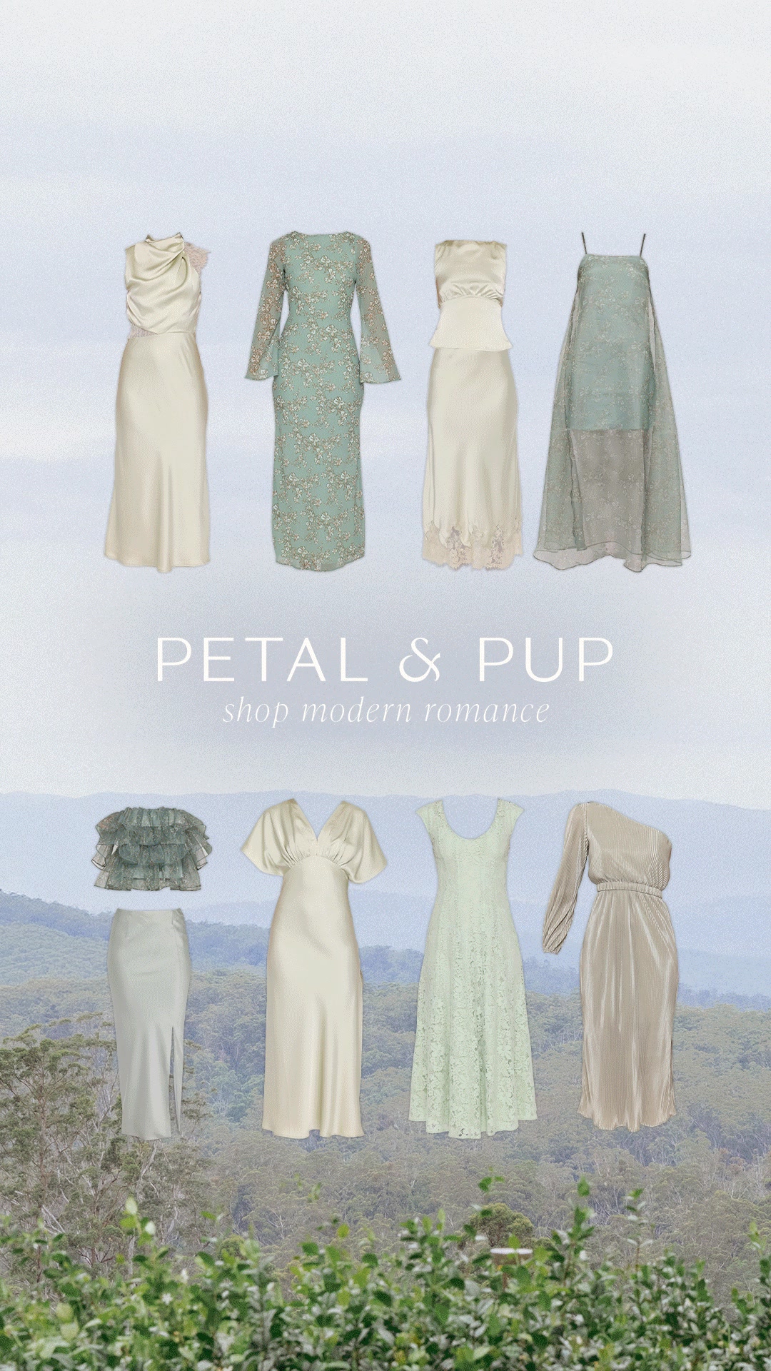Modern Romance has arrived. Explore romantic, effortless pieces made for every RSVP moment.
