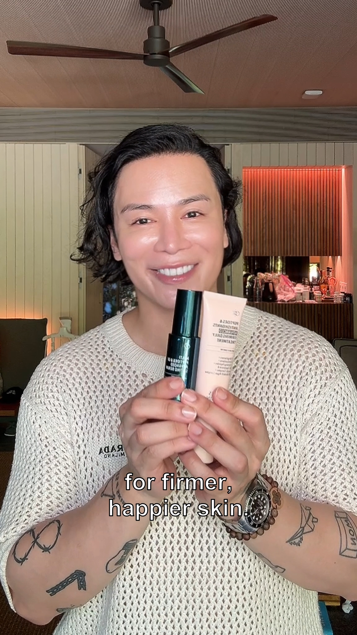 Founder Nicolas Travis shares his ultimate lifting duo for firmer, brighter, happier skin. 

The Multi Peptides & GF Lifting Serum and the Peptides & Antioxidants Advanced Firming Daily Treatment work synergistically to 
