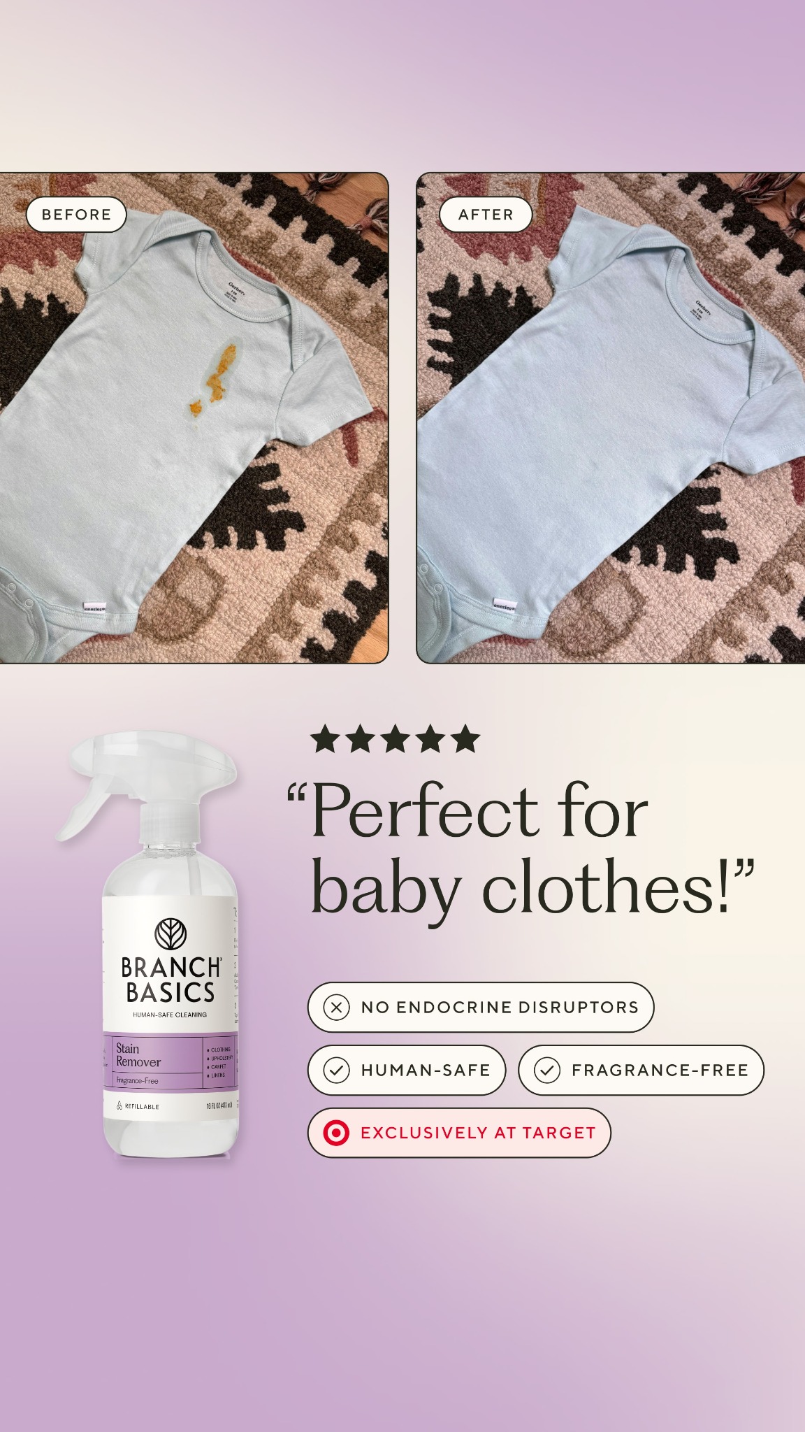 Find us at your nearest Target store & tackle tough stains with ease 🧼 Human-safe cleaning is more accessible than ever.