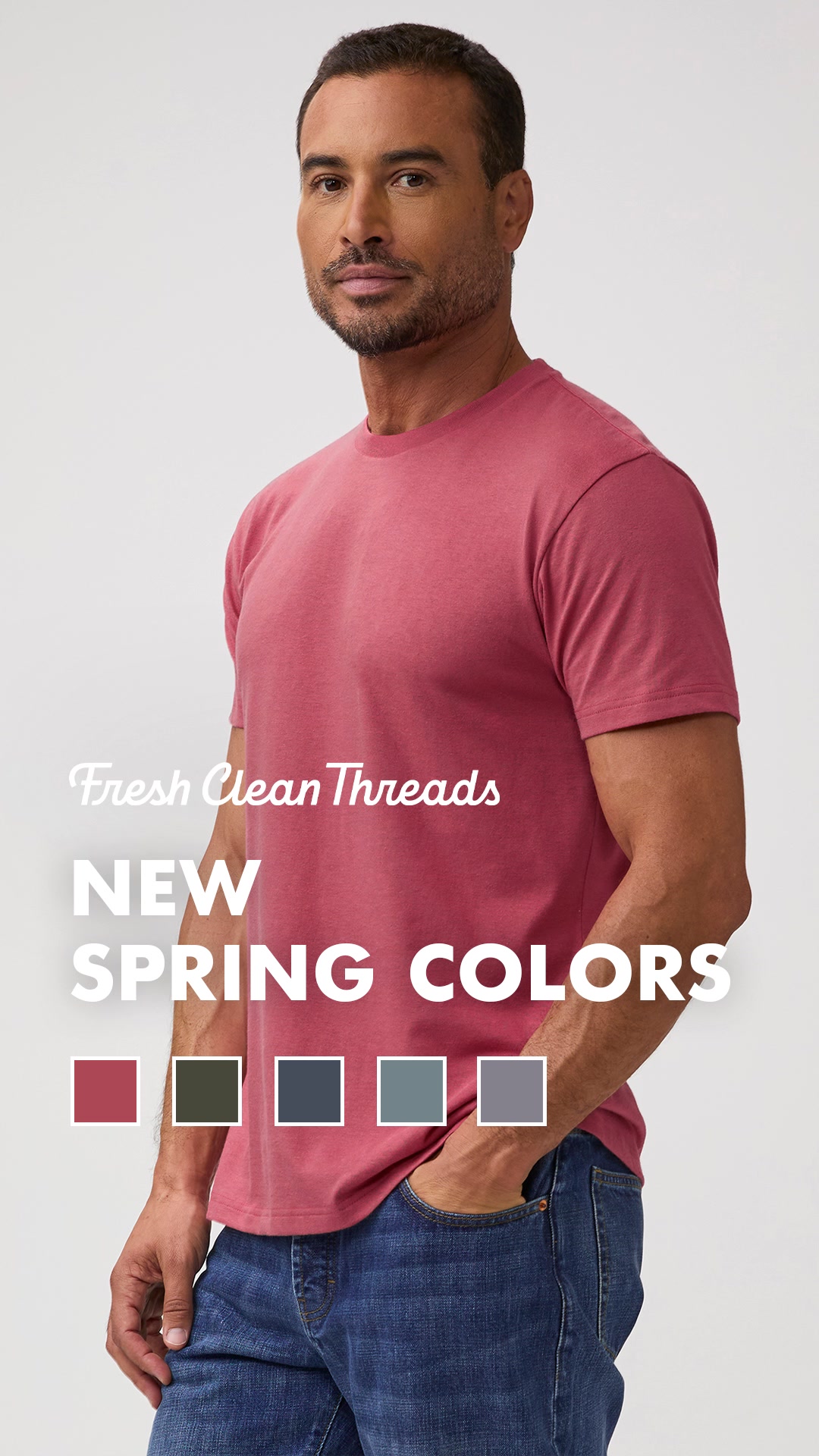Spring, done right.
Our StratuSoft™ Tees are back in a fresh lineup of seasonal colors — the same soft, sturdy comfort you know, now ready for longer days and warmer weather.

Built simple. Worn easy. Made to last.