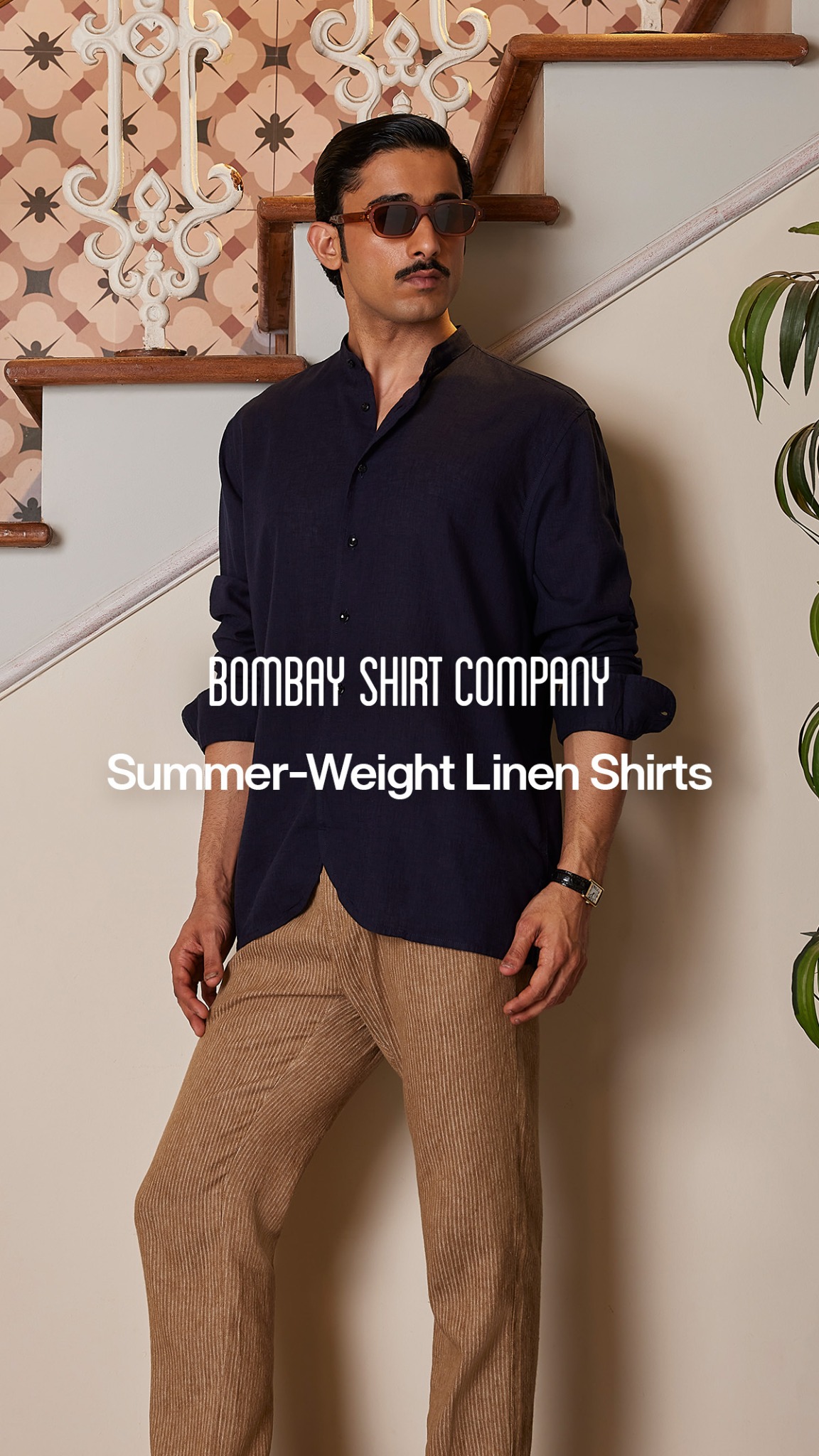 A year round staple in every man's wardrobe - the trusty linen shirt. Soft, light, breezy and ideal for layering.