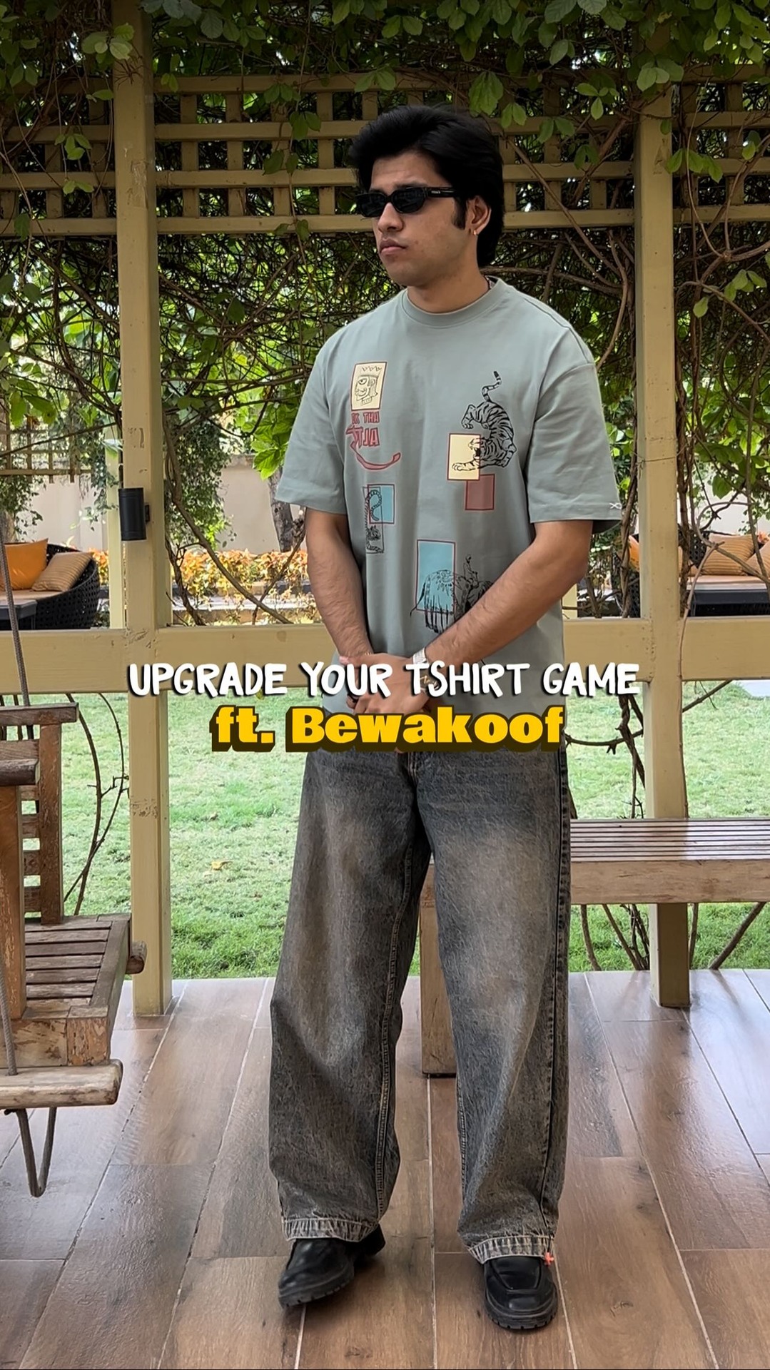 Fell hard. Still landed in style.😎
Oversized tees from @bewakoofofficial 

#bewakoofofficial