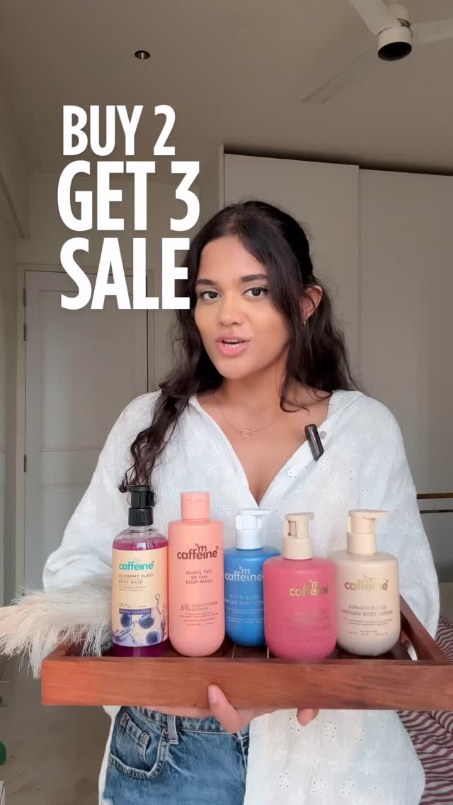 Hurry up!! @mcaffeineofficial has Buy 2 Get 3 sale going on! Go shop now on at mcaffeine.com