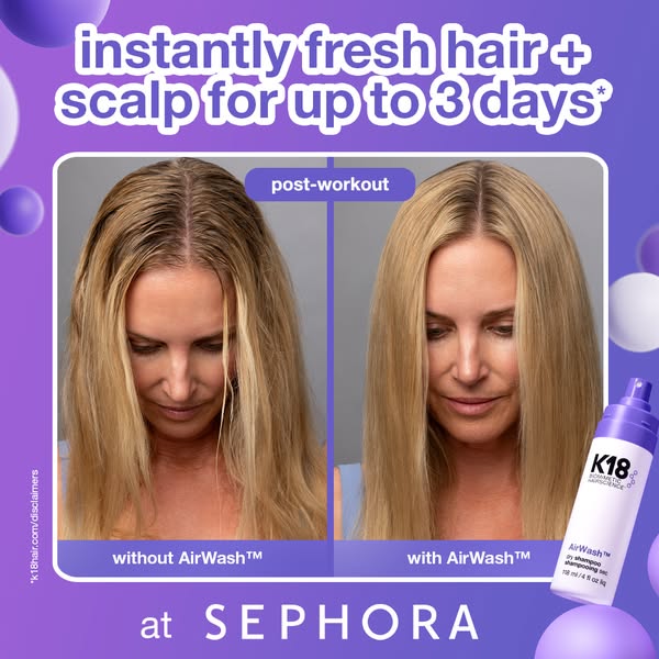AirWash™ dry shampoo