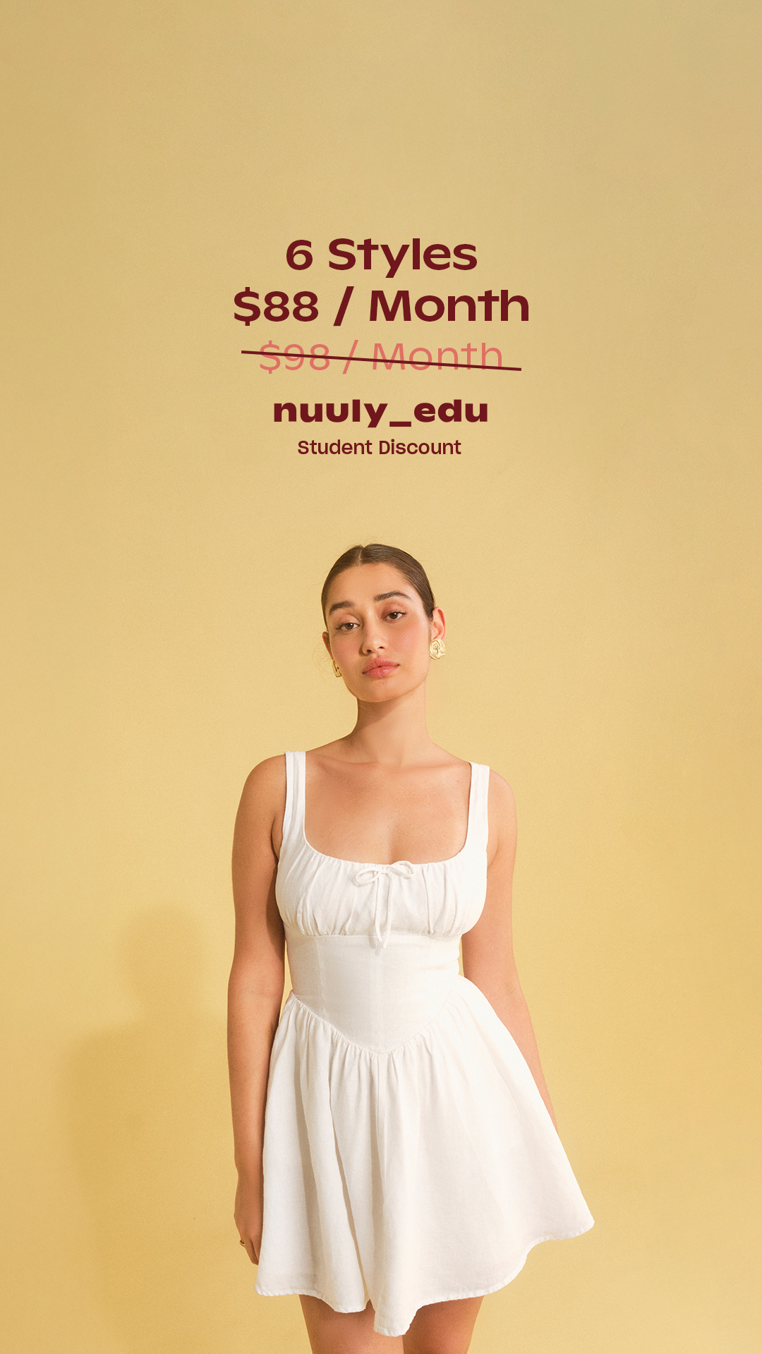Rent 1000s of styles from 100s of brands including SIXXTA, Damson Madder, CUBIC, FRAME + more. Any 6 styles, $88 / month
