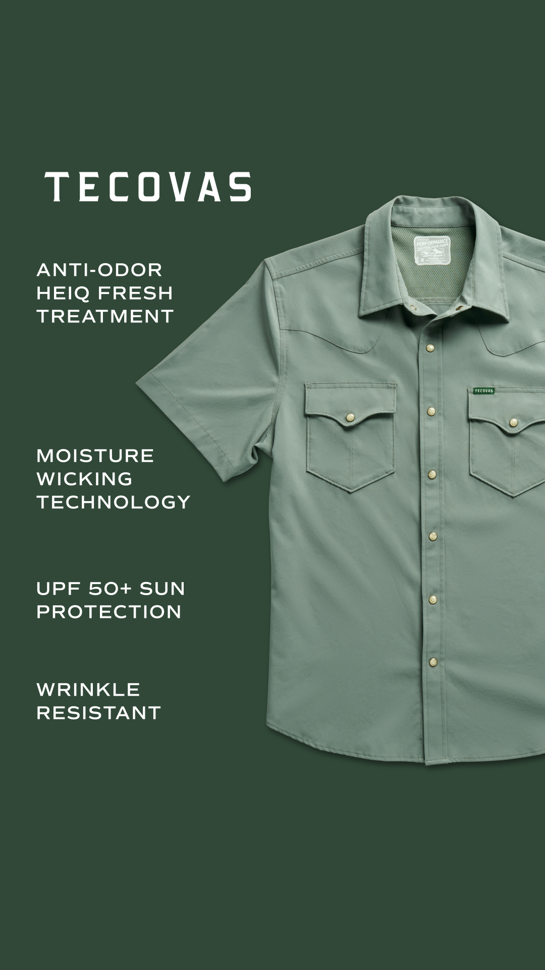 Whatever the day throws at you, this shirt is ready. From sun-up on the job site to boots on the dance floor.