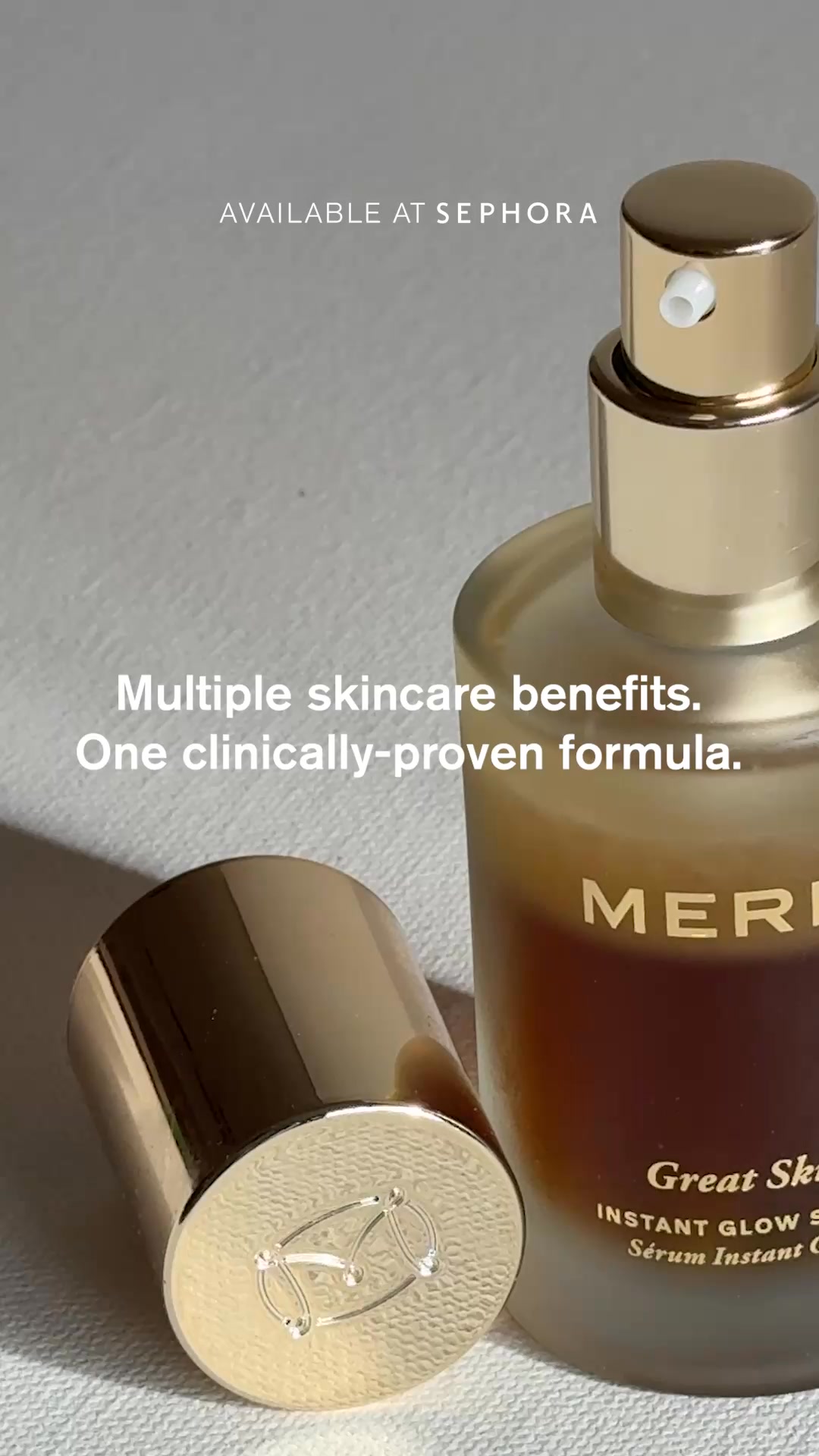 You don’t need multiple serums, just one.
Great Skin Instant Glow Serum: one clinically proven formula that brightens skin, hydrates for 24 hours, evens tone, and reduces the look of redness. Available at Sephora.