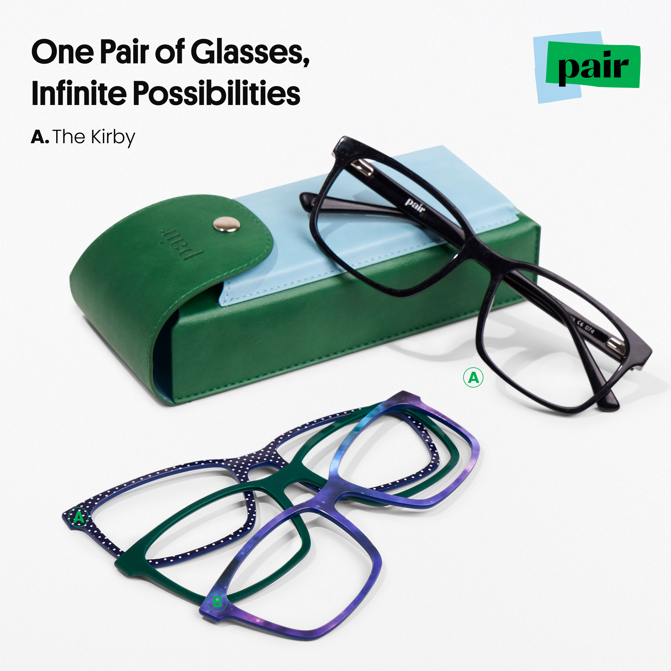 Pair Eyewear: Customizable Glasses and Sunglasses