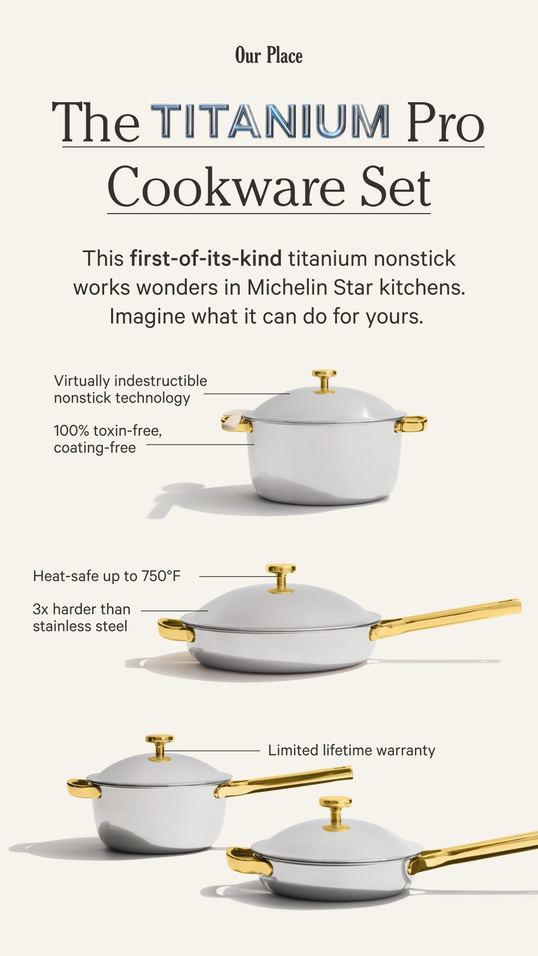 NEW! Titanium Pro Cookware Collection