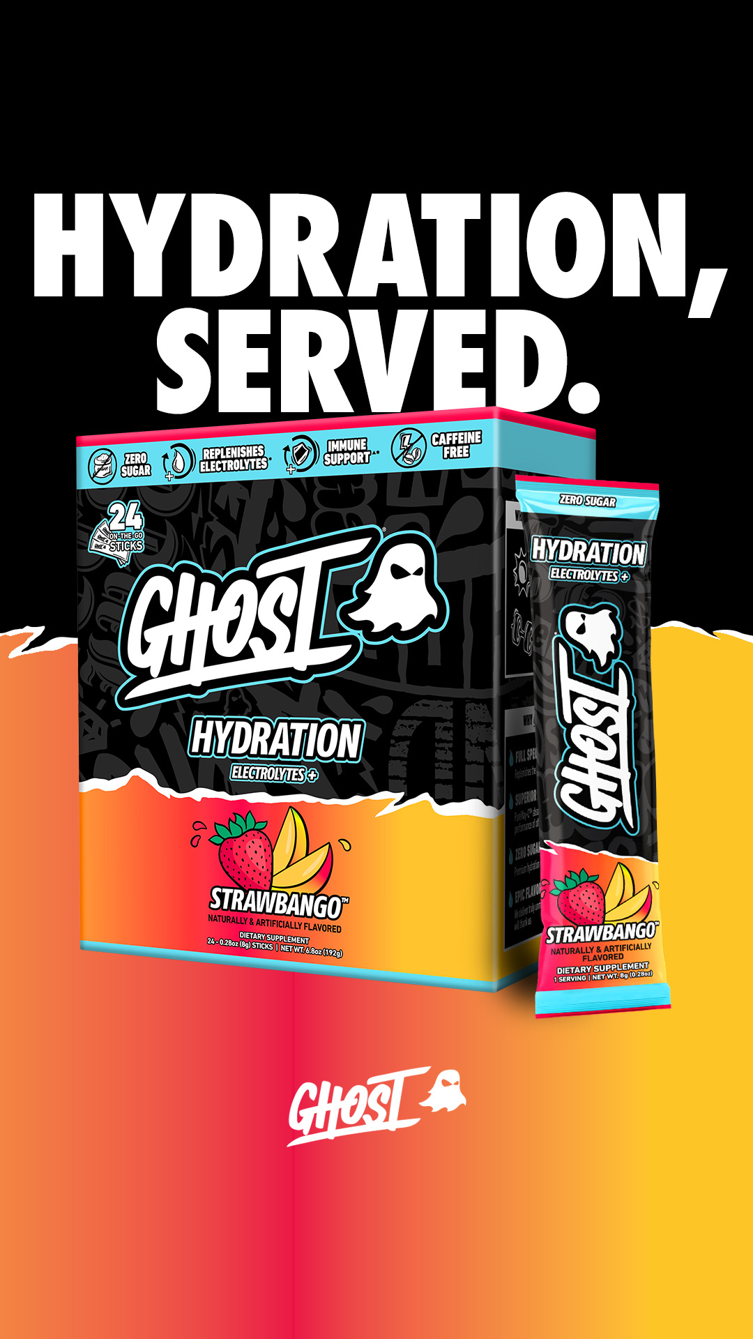 GHOST® HYDRATION STICKS