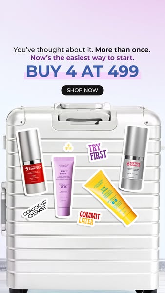 Skincare Steal Alert! 💄
Get 4 must-haves for just ₹499!
Ditch the fillers, choose what your skin really needs:
• Customizable box, tailored to YOU
Ready to glow? Build Your Box Now!