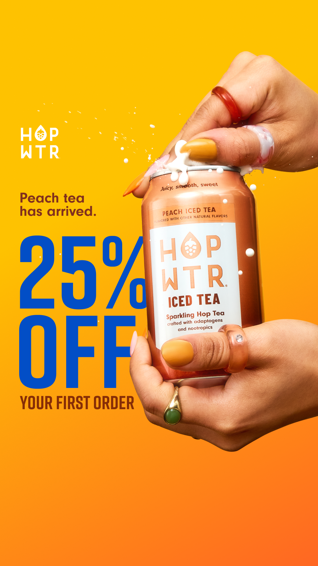 JUST DROPPED: we made a peach iced tea and honestly… we outdid ourselves. 🍑 smooth peach tea vibes layered with crisp hops. zero alcohol. zero sugar. all flavor. 

Crack one open & thank us later.