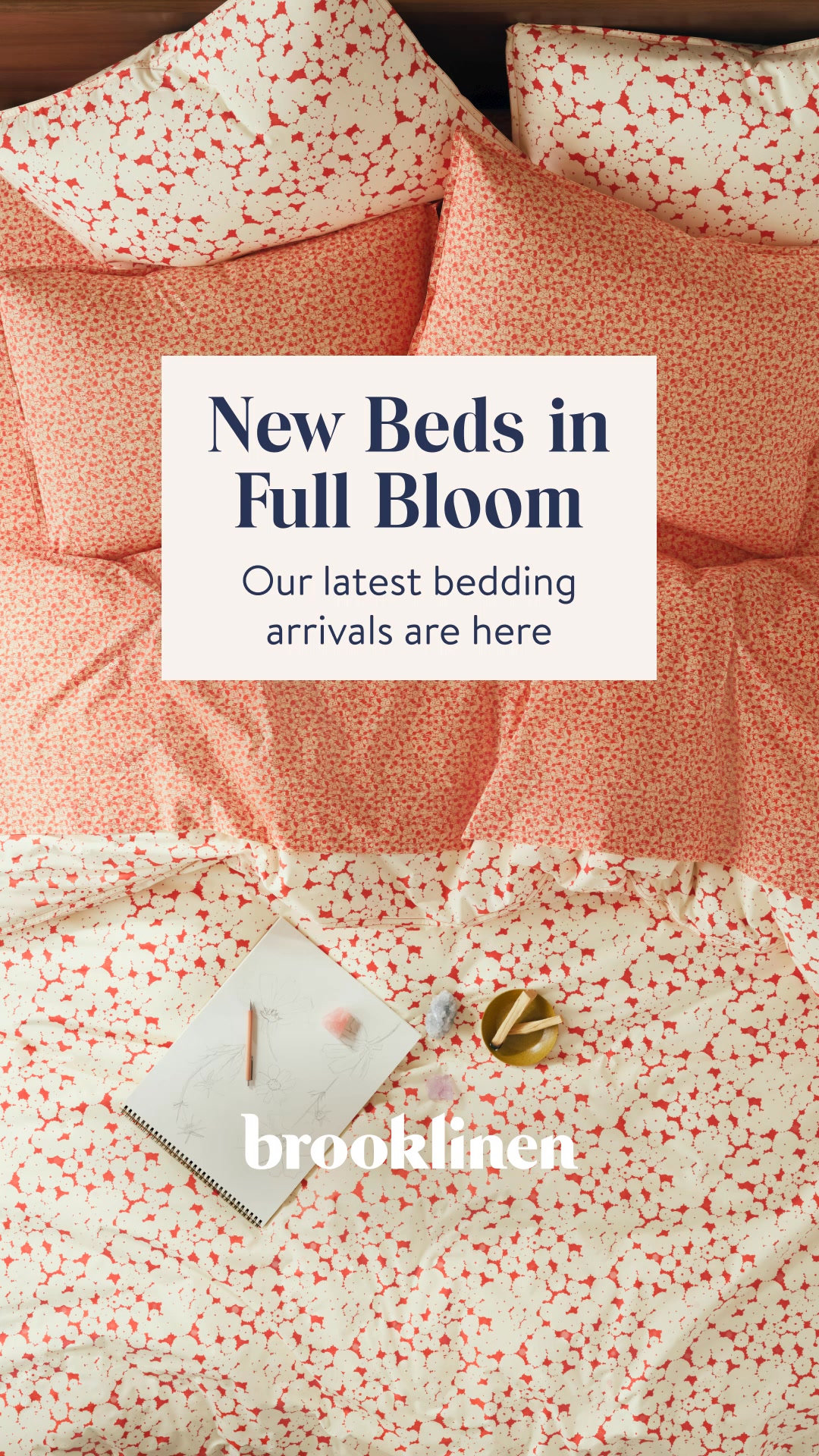 Spring’s right around the corner. Jump headfirst into the season with new florals for bed.