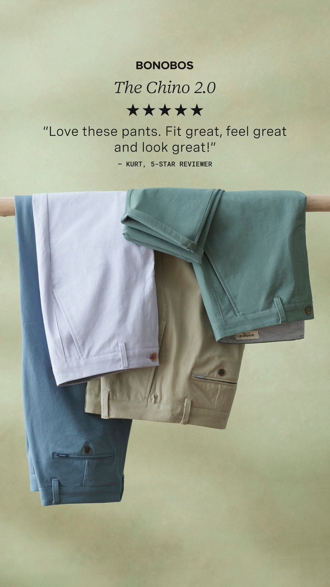 The Chino 2.0 does it all: fits great, feels great, looks great. Get complimentary shipping and returns.