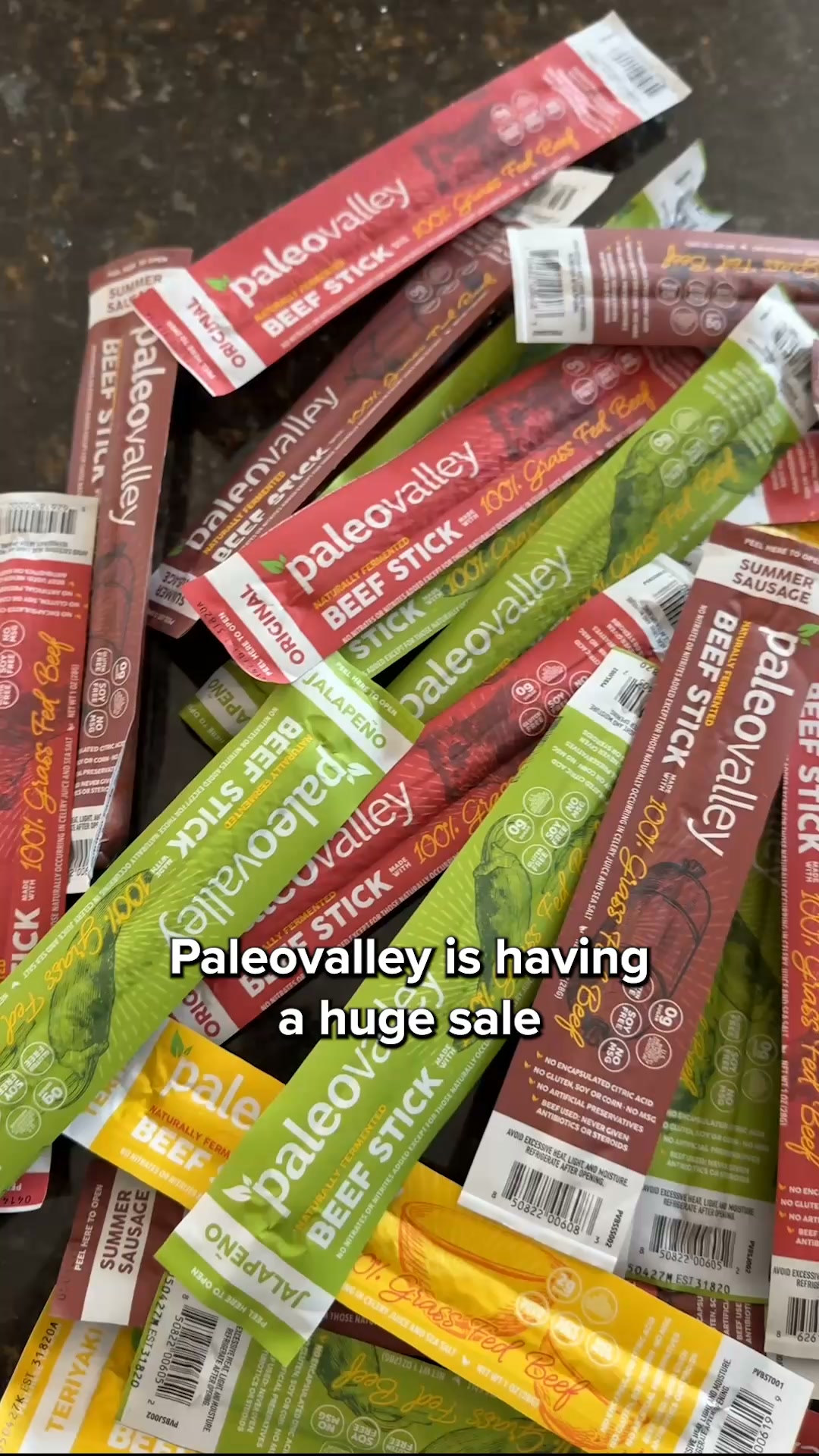 100% Grass Fed Beef Sticks