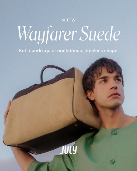 Some journeys deserve better travel companions. Introducing Wayfarer Suede Collection, crafted in nubuck suede and caviar leather, with a sun-warmed palette inspired by the golden age of travel.