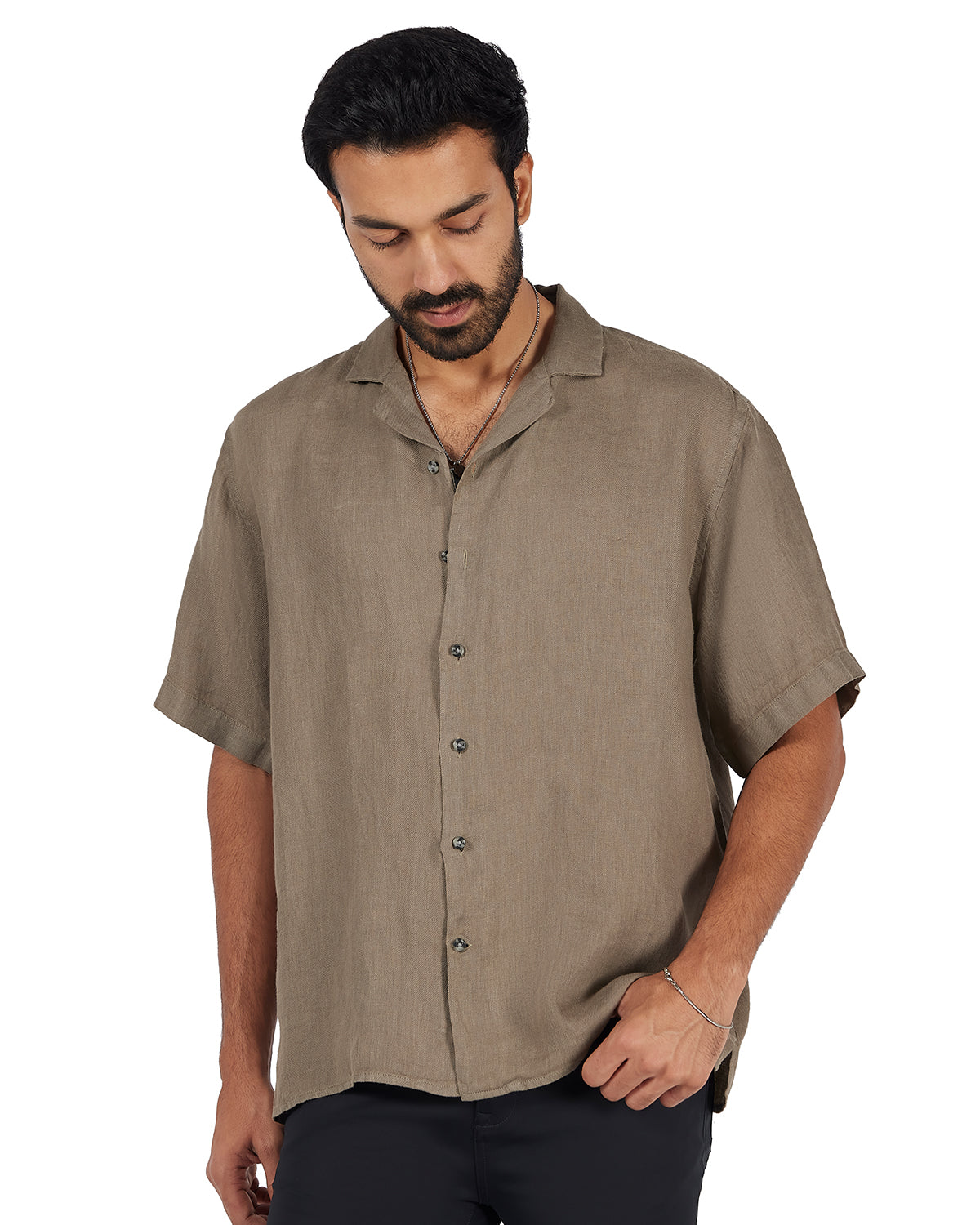 A year round staple in every man's wardrobe - the trusty linen shirt. Soft, light, breezy and ideal for layering.
