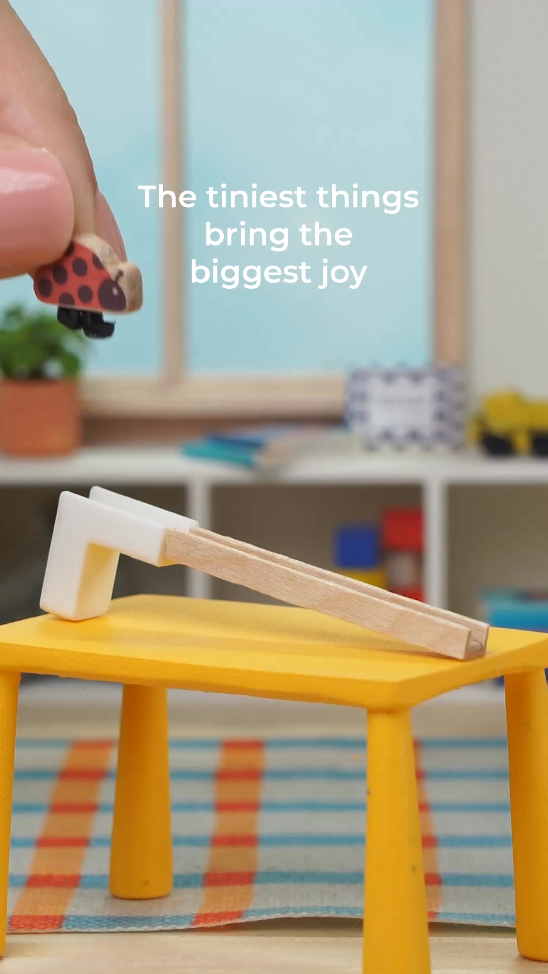 @lovevery made a few little upgrades to “The Looker” Play Kit. To celebrate, I made both of these extra special details in mini form. My nieces have loved growing up with Lovevery, and I have a feeling these tiny product