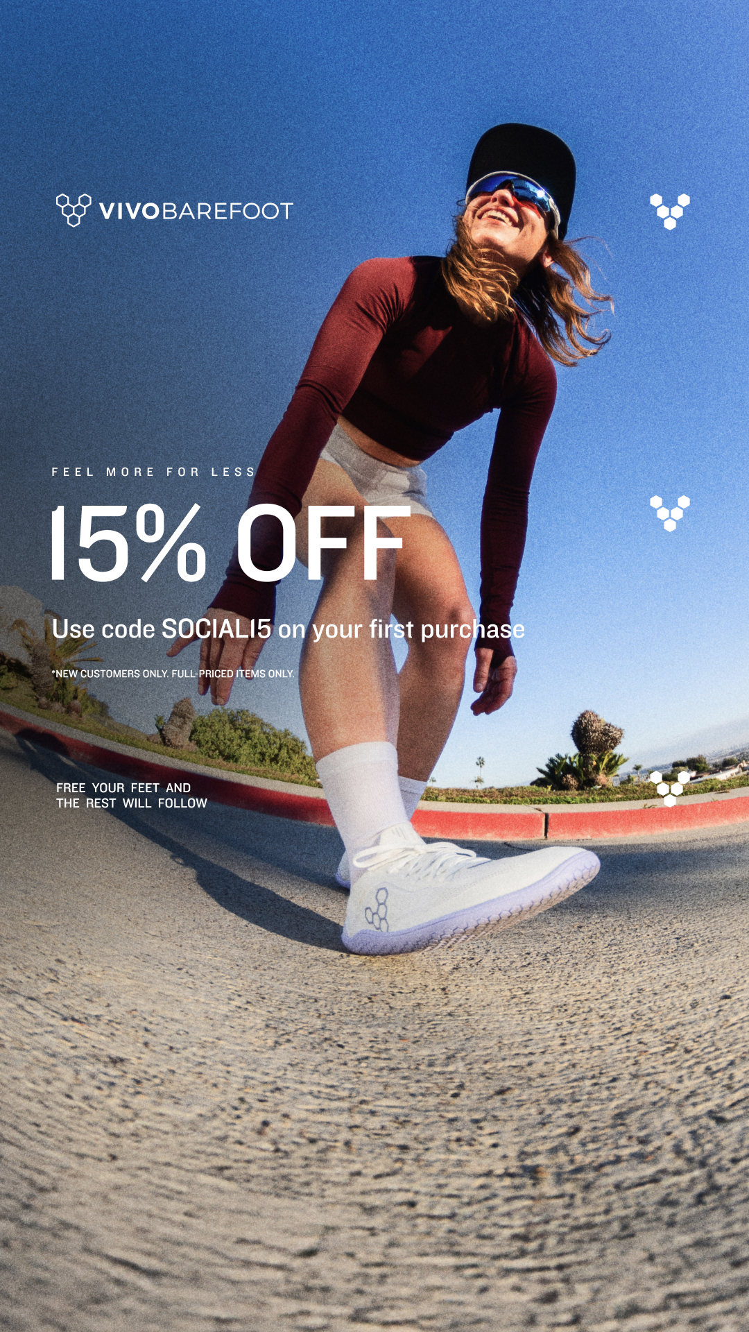 Enjoy 15% off your first purchase with code SOCIAL15 *New customers only. Full-priced items only.