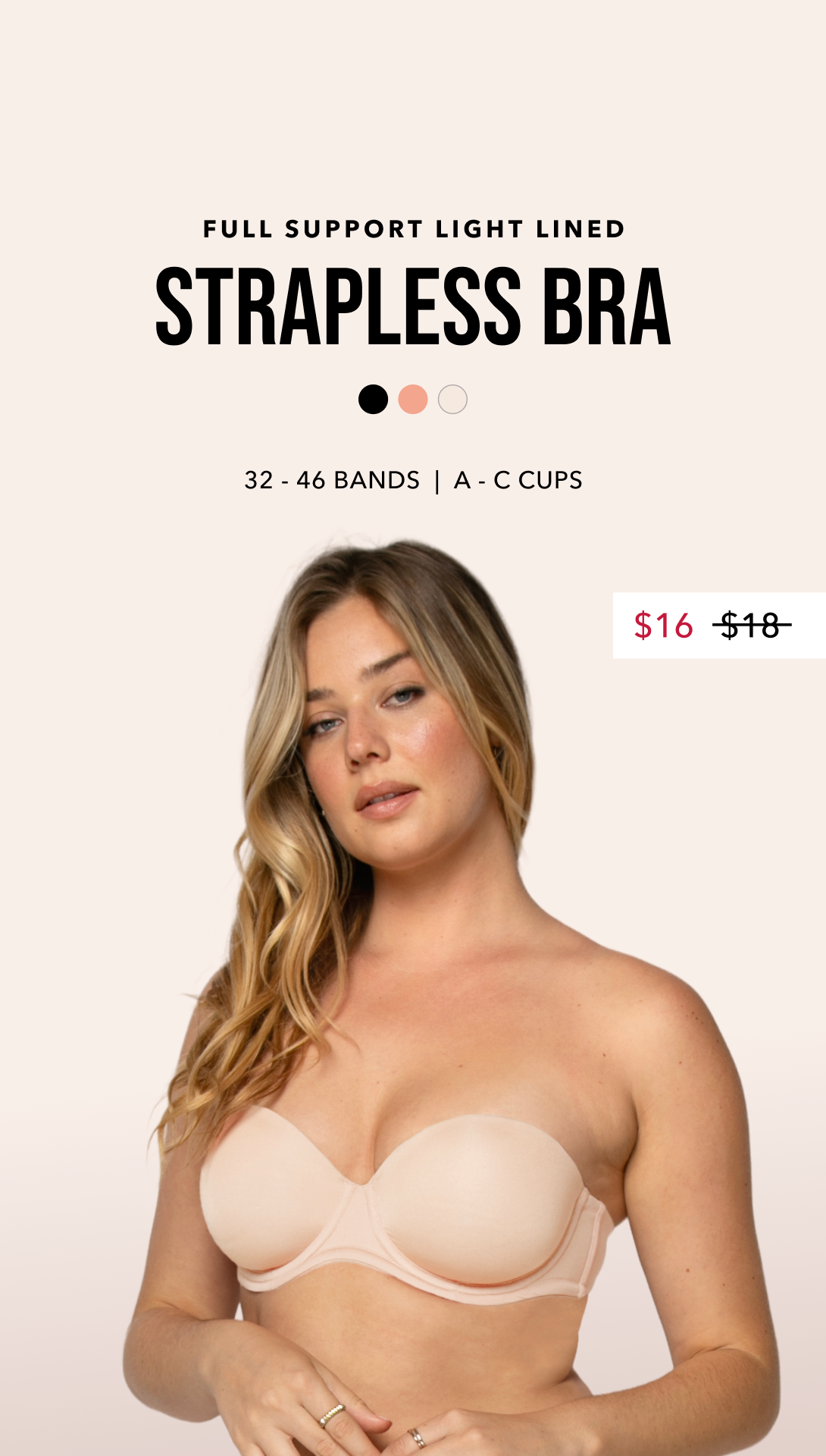 Straps Optional. Support? Never.