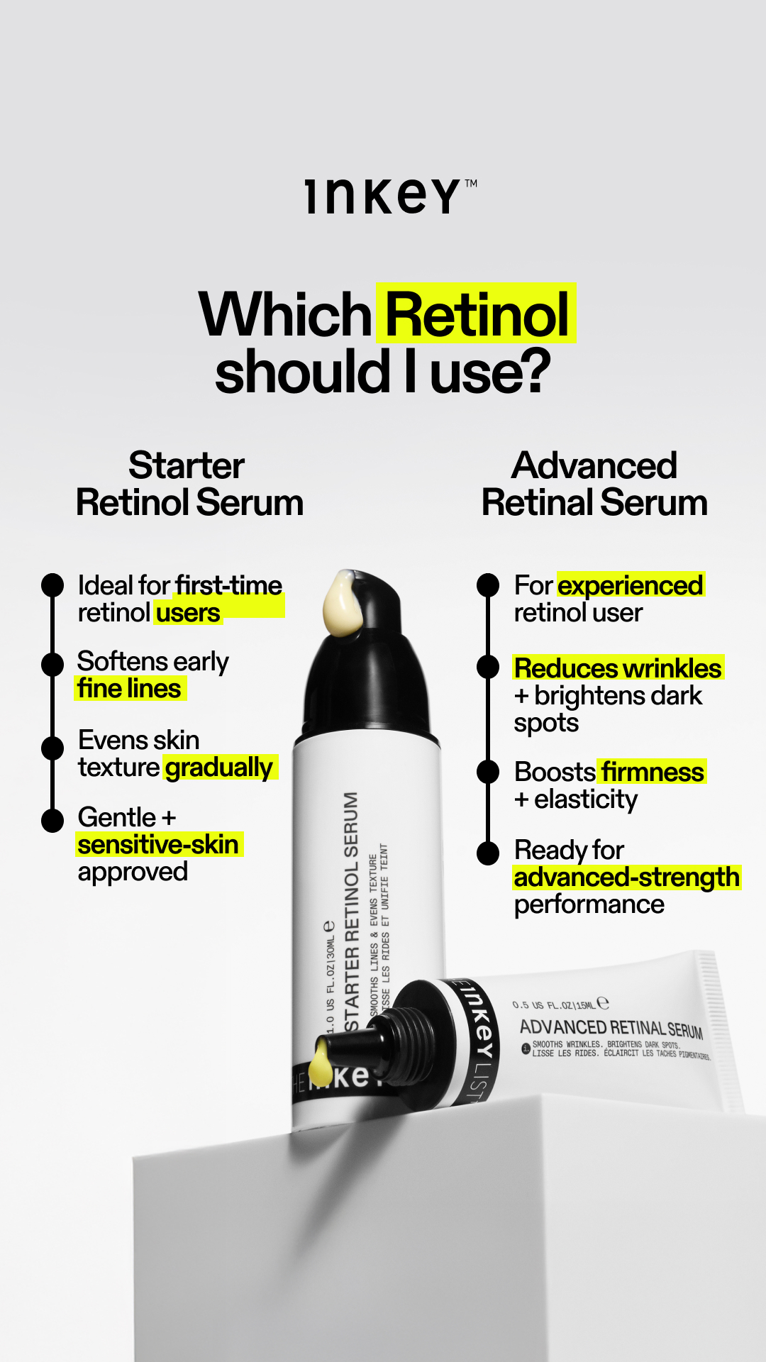 Your New Year glow starts here, whether you're a retinol newbie or a seasoned user looking to upgrade, INKEY has you covered 🌙